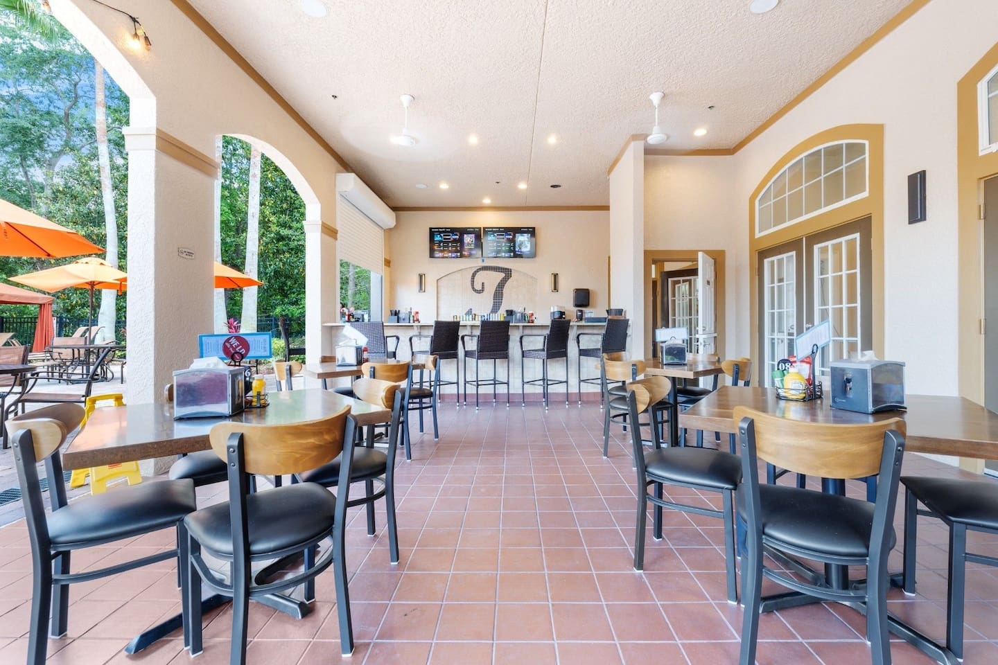 Community bar area, perfect for relaxation and socializing.
