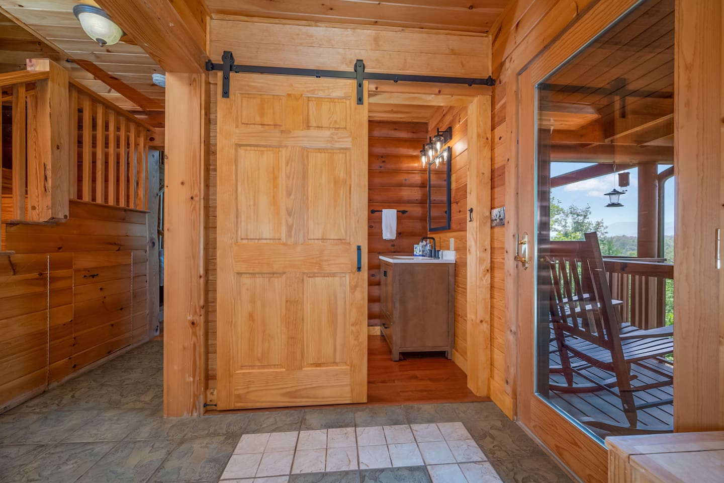 Main floor powder room