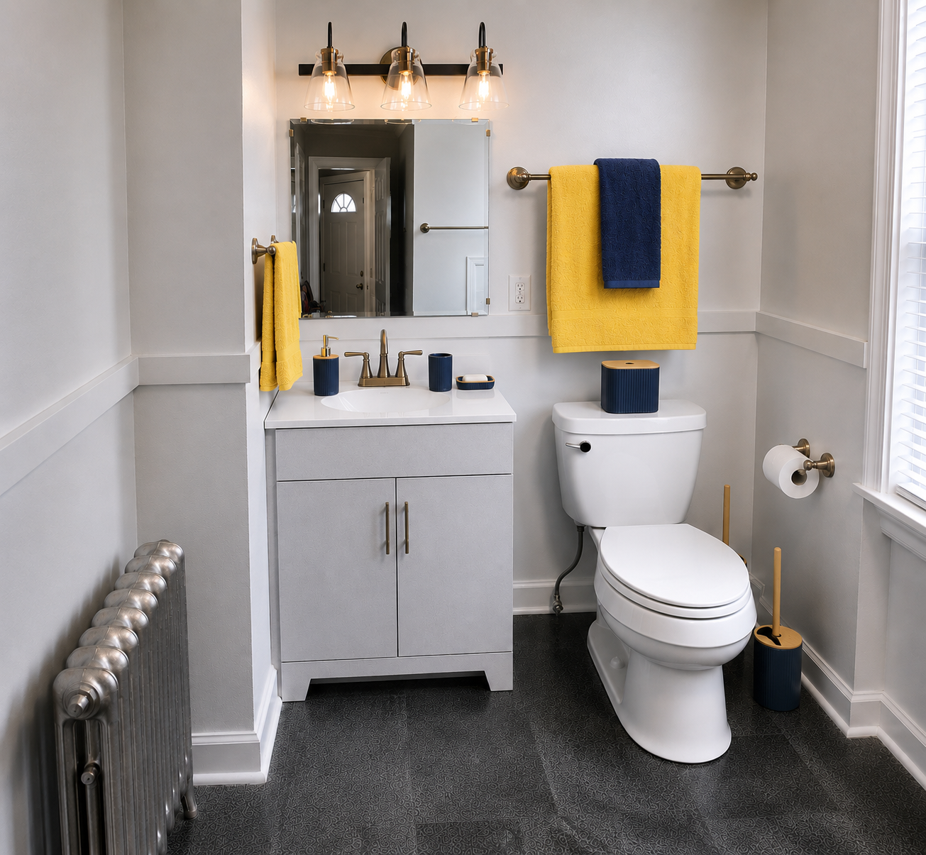 PHOTOS ARE AI RENDERINGS OF FUTURE FURNISHINGS - HOME CURRENTLY UNDER RENOVATION 