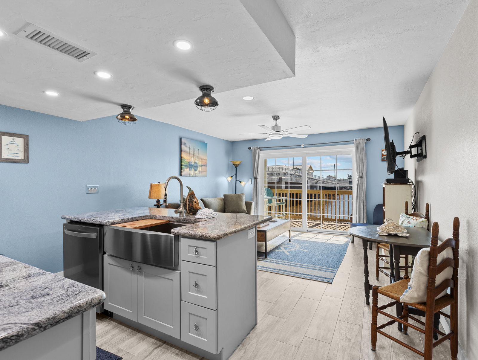 Sliding Door to the Private Deck