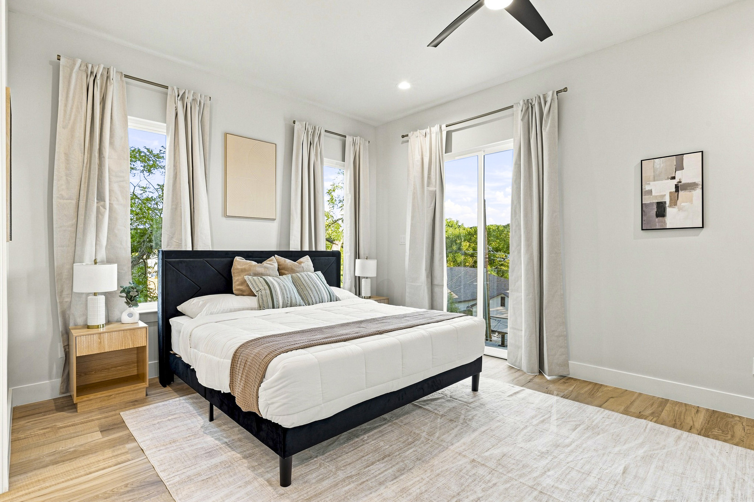 Sun-soaked room with panoramic views and chic, stylish decor for ultimate relaxation!