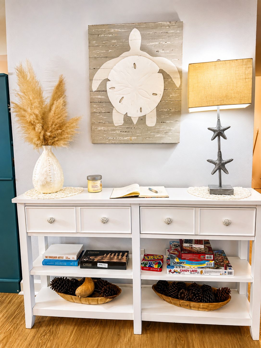 Leave a message for future guests in our signature book 