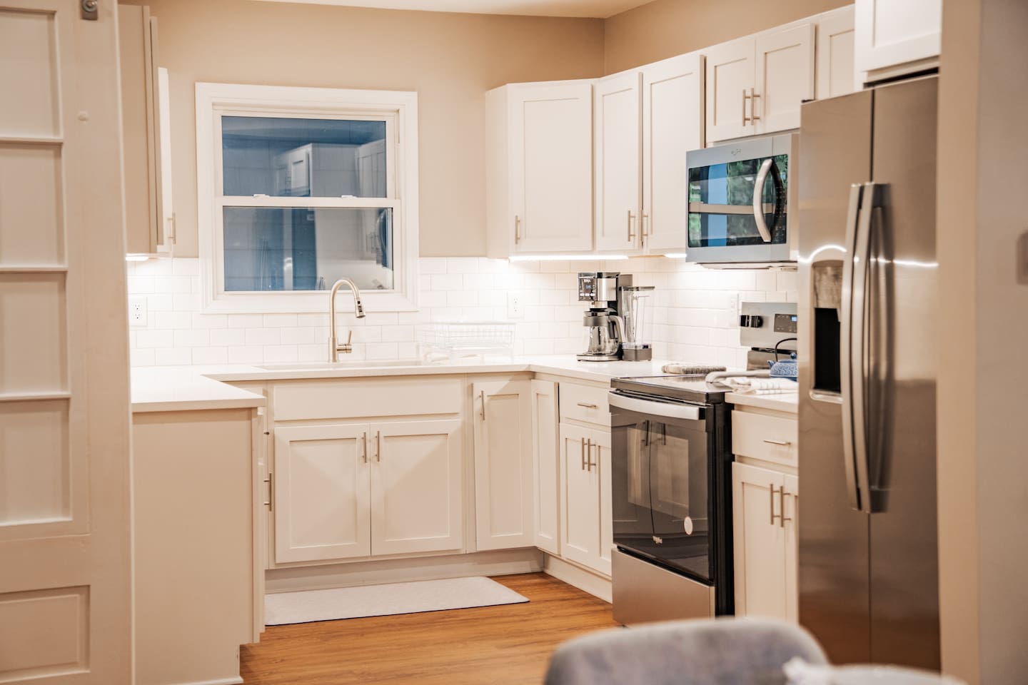 Downstairs fully stocked kitchen