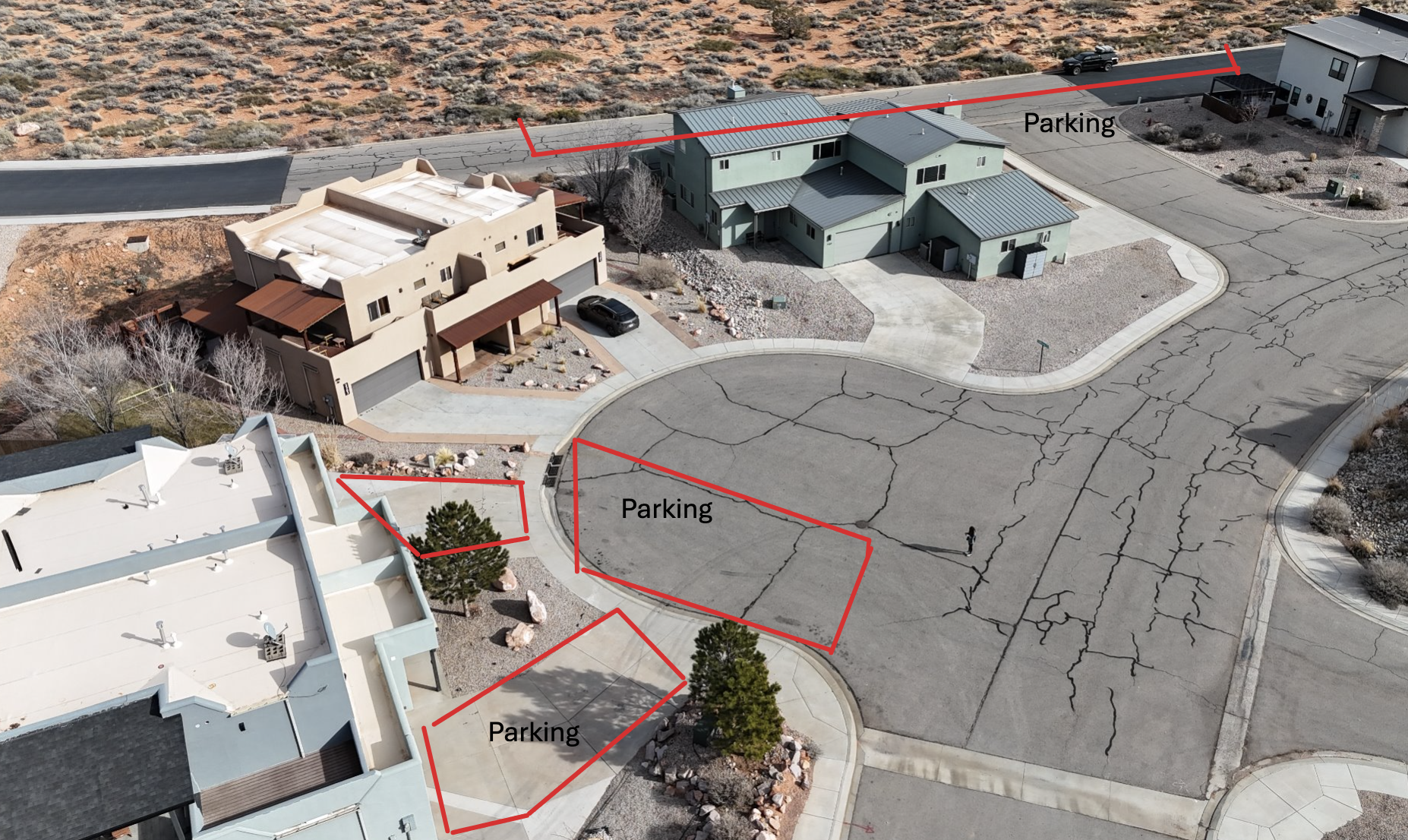 Plenty of parking for all of your toys.