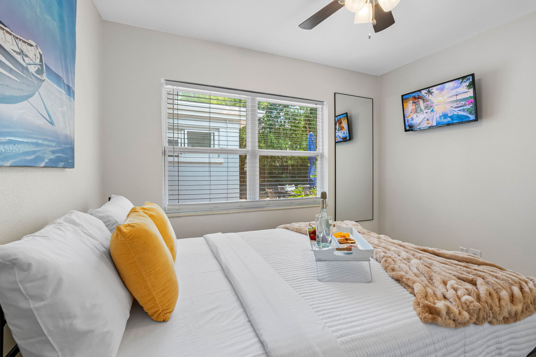 It’s the perfect space to relax and recharge after a day in the Florida sun.