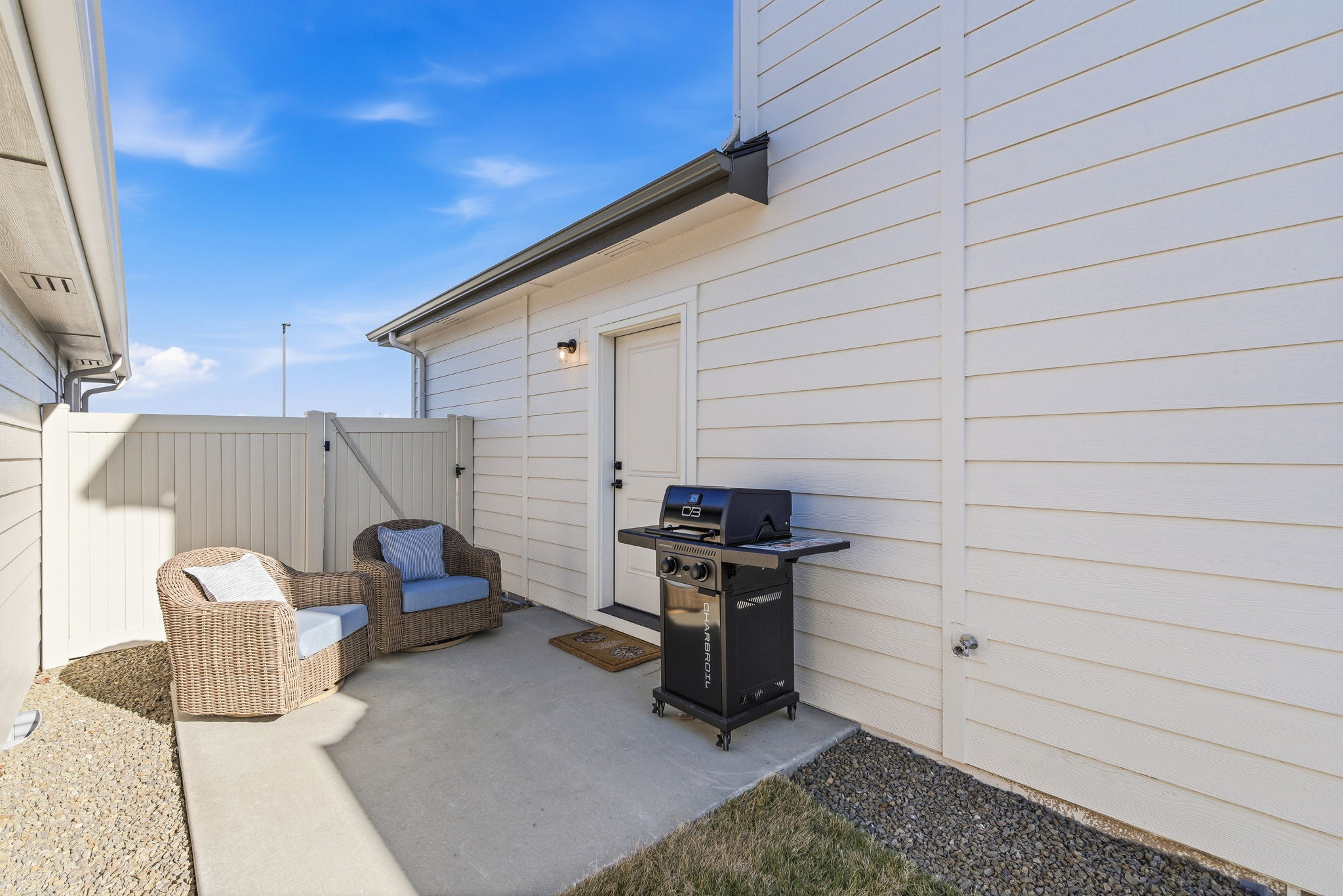 Fire up the grill, enjoy dinner outdoors, or unwind with your morning coffee. This private patio is the perfect spot to slow down and savor the moment.