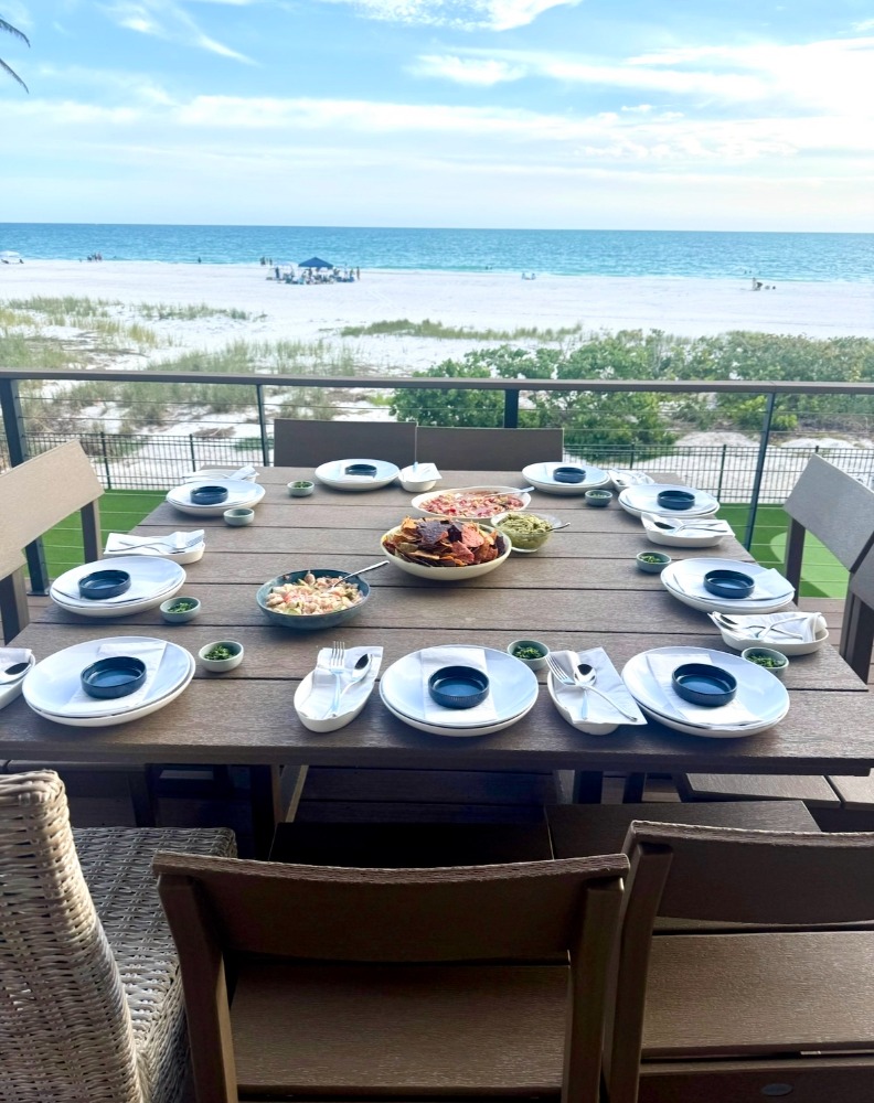 Use Our Guide Book to Book a Private Chef Dinner On Our Porch!