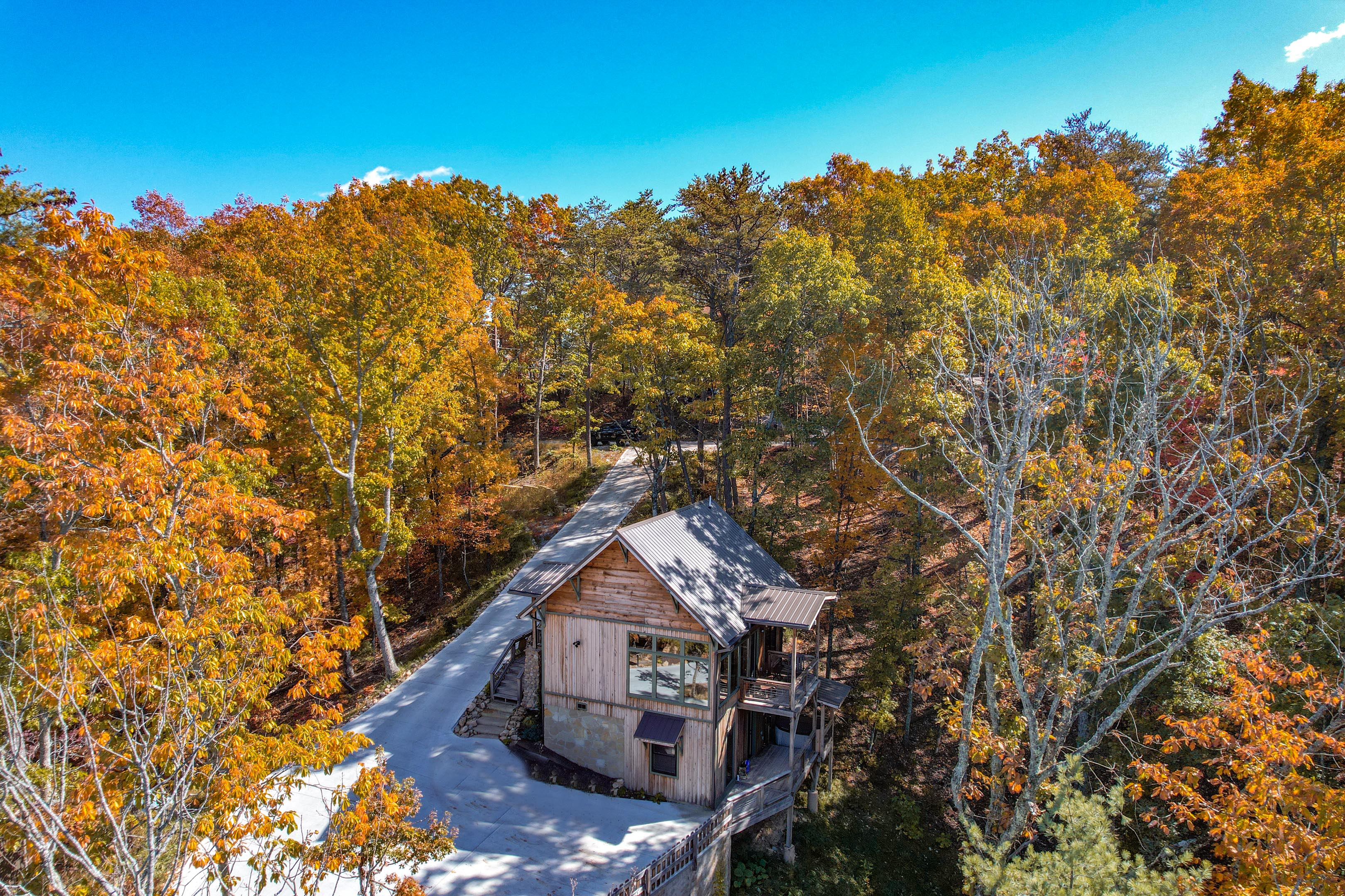 Drone view of Juniper