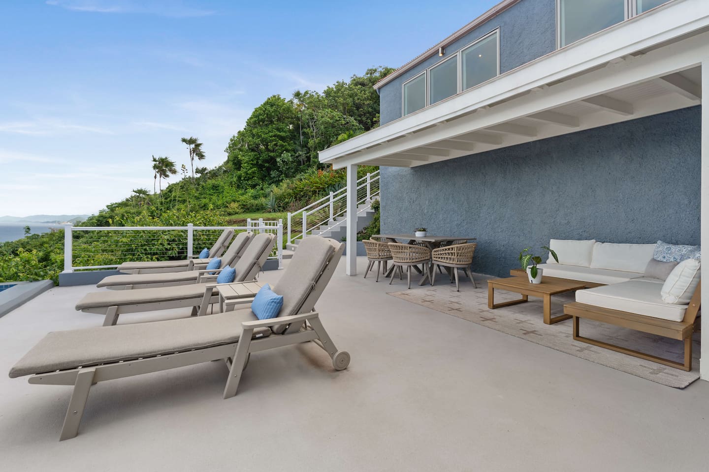Outdoor seating areas