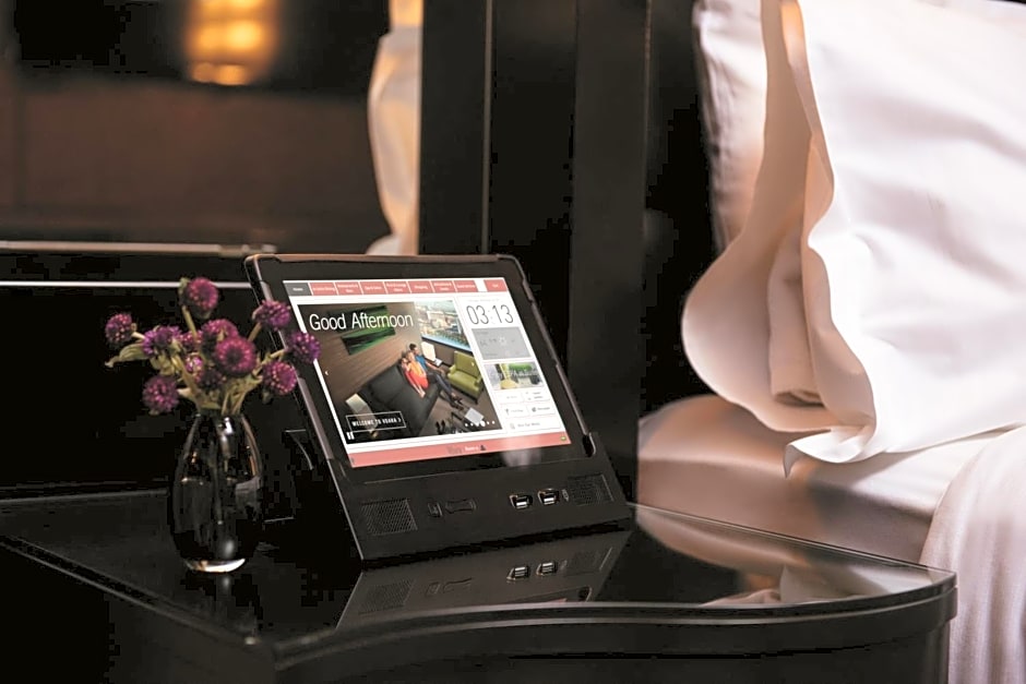 Control dining, spa services, and more with your in-suite smart tablet 📱 