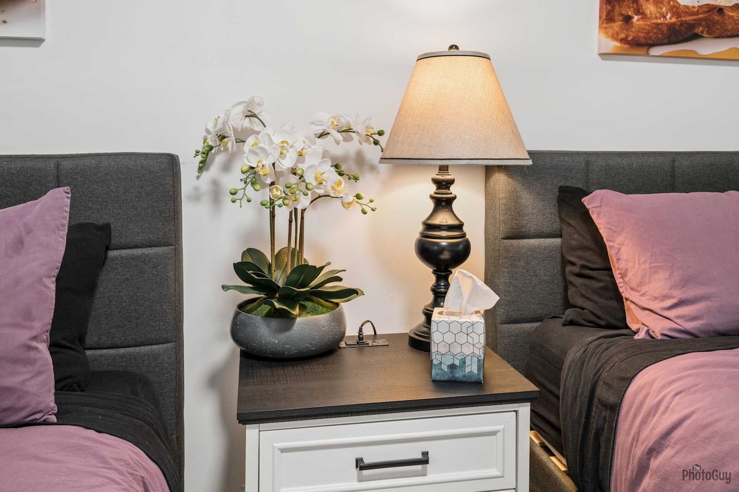 Double queen bedroom with closets
