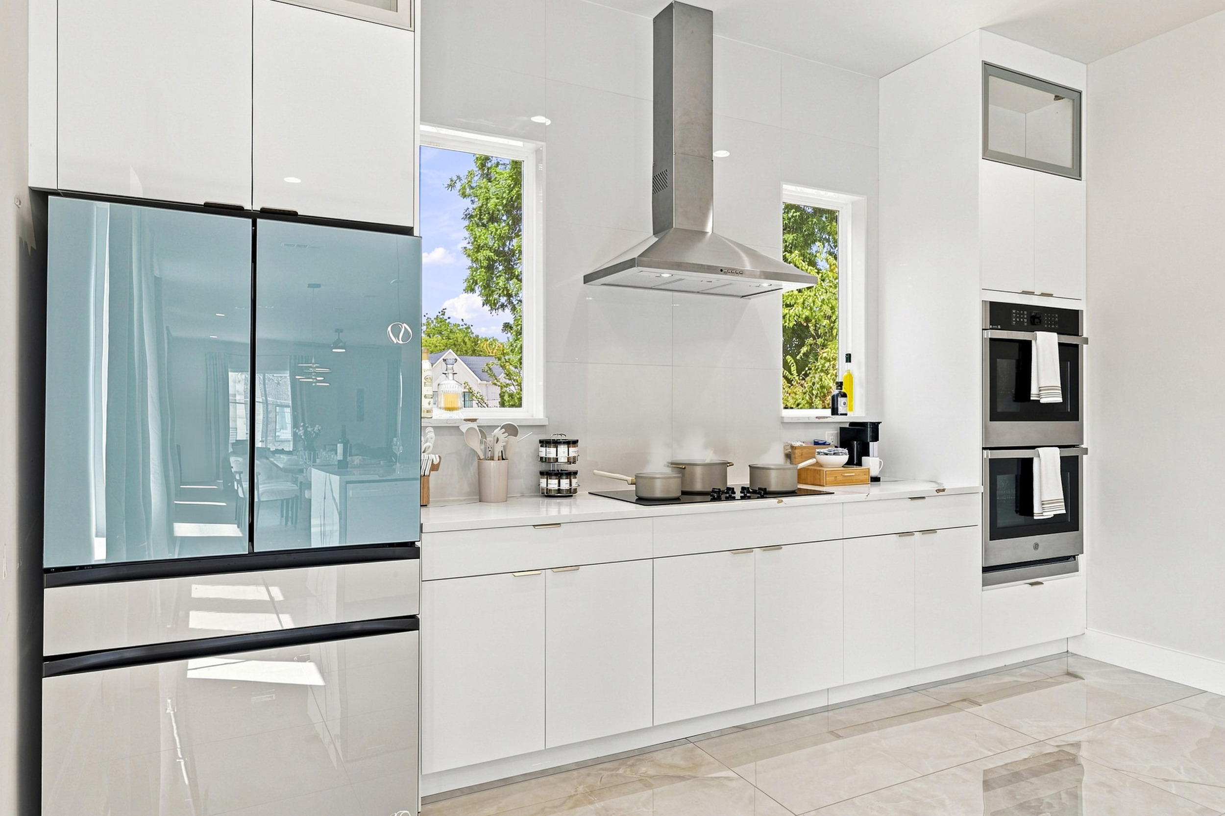 Sleek design meets modern appliances for culinary adventures in style!
