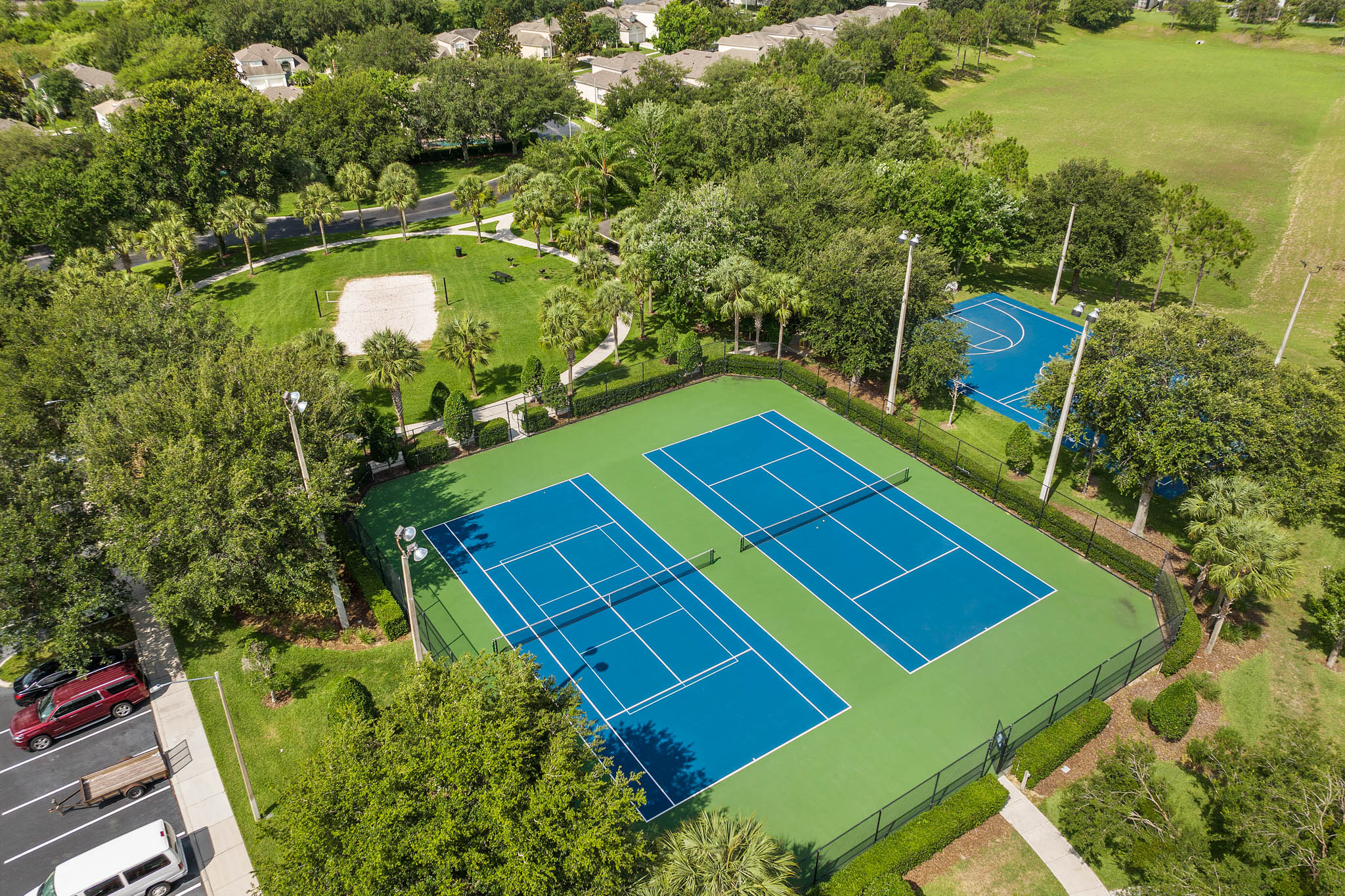 Tennis Courts and Sports Area