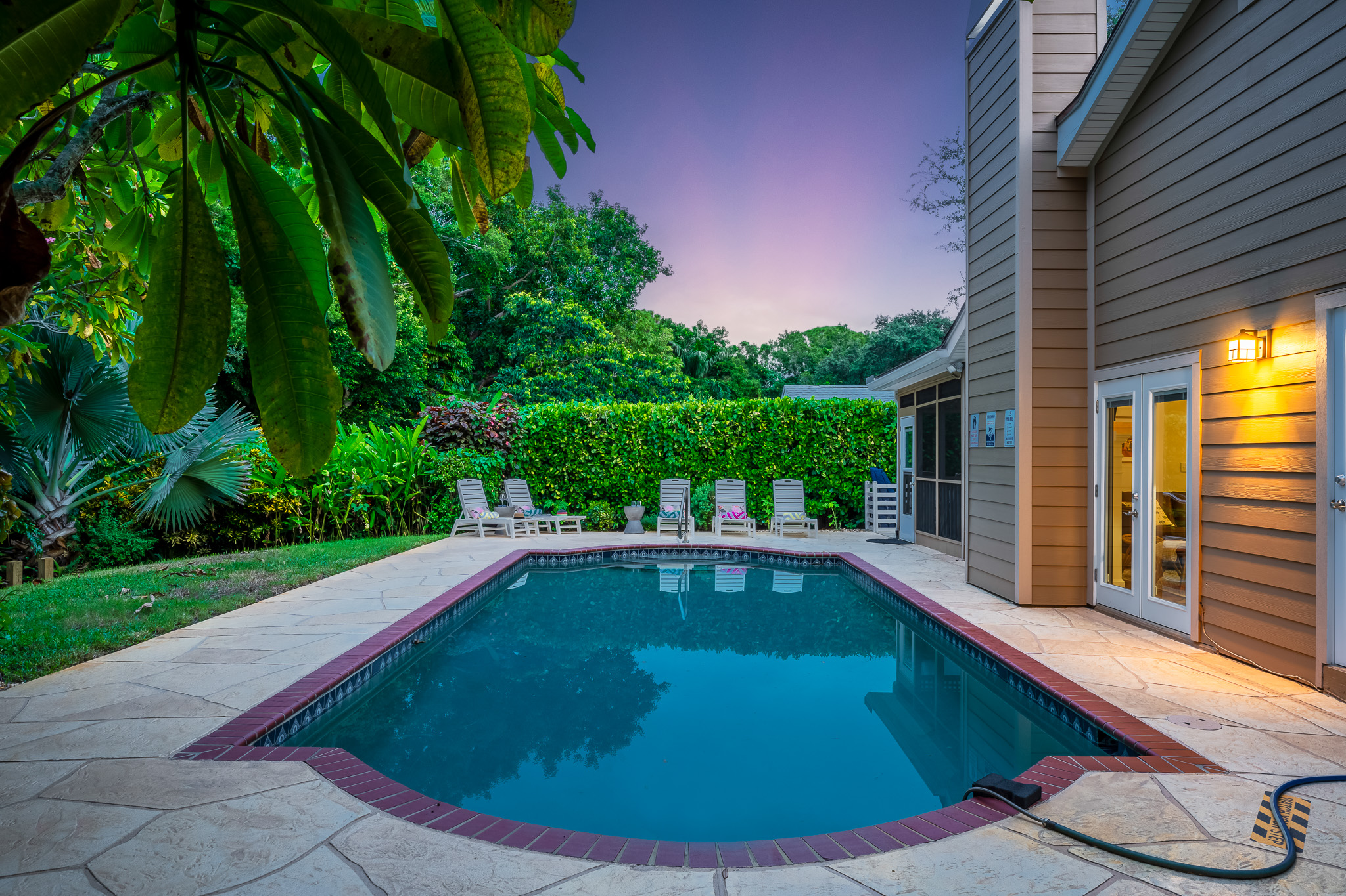 njoy the comfort of plush sun loungers, perfect for poolside naps or soaking up rays all day long.