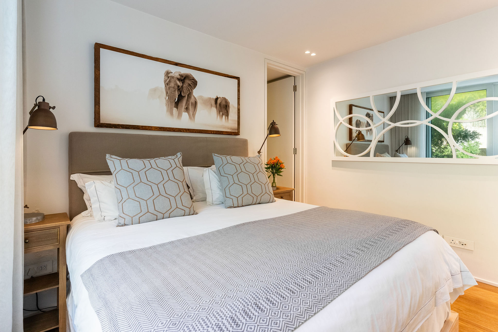 Bedroom 2 with ensuite bathroom