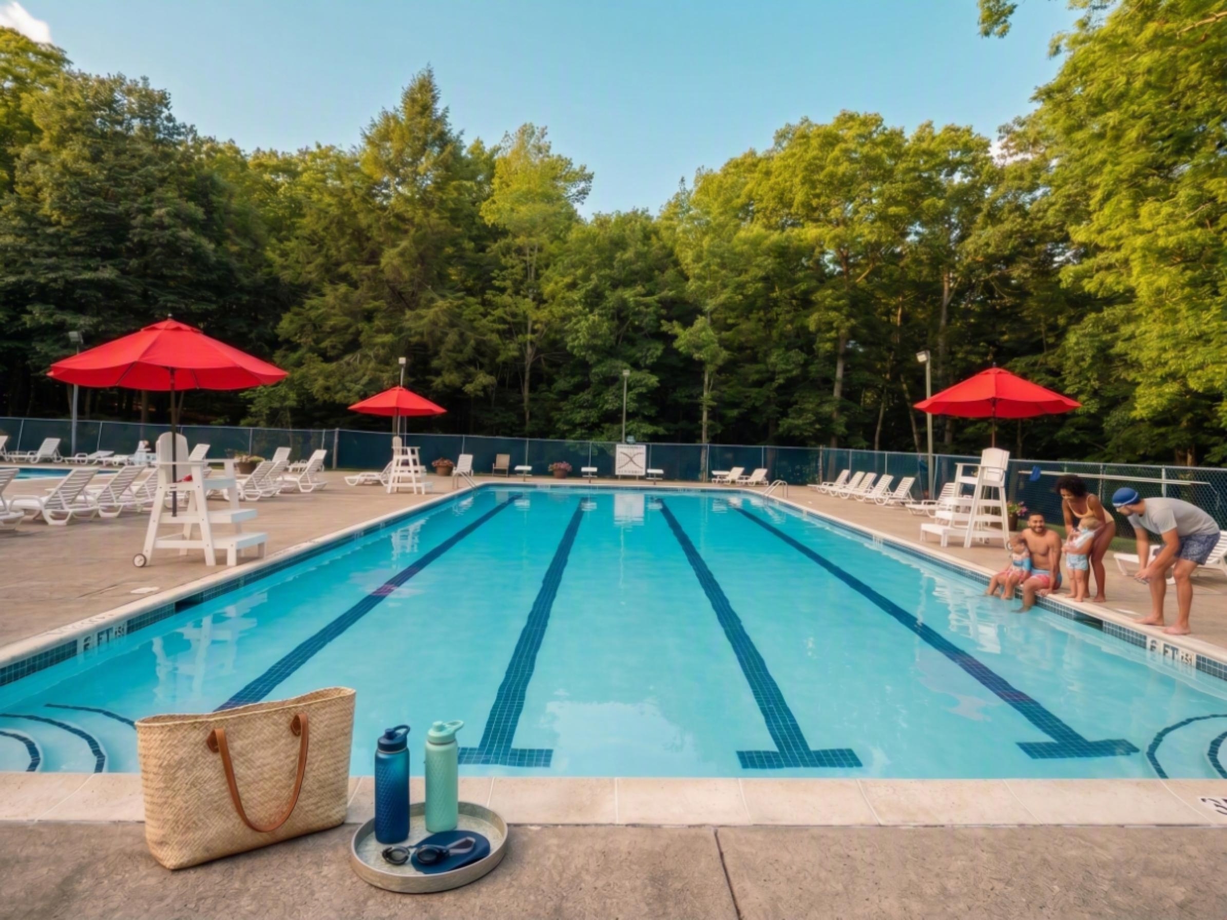 One of two pools - lap pool