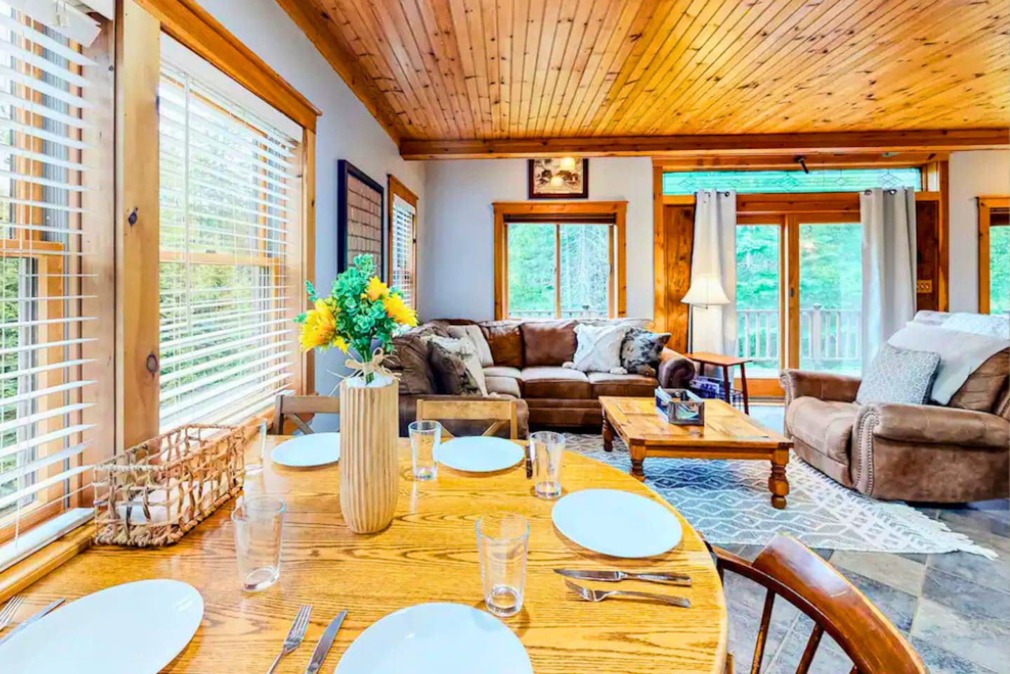 Enjoy a great dinner with some great company at this unforgettable AirBNB!