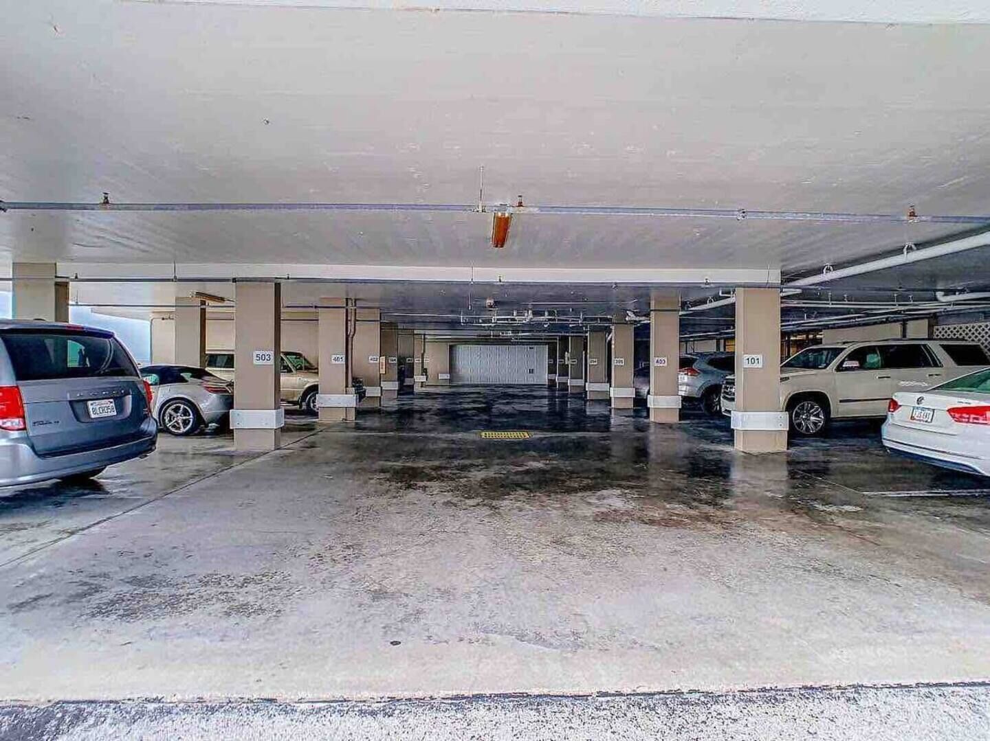 1 covered parking spot provided