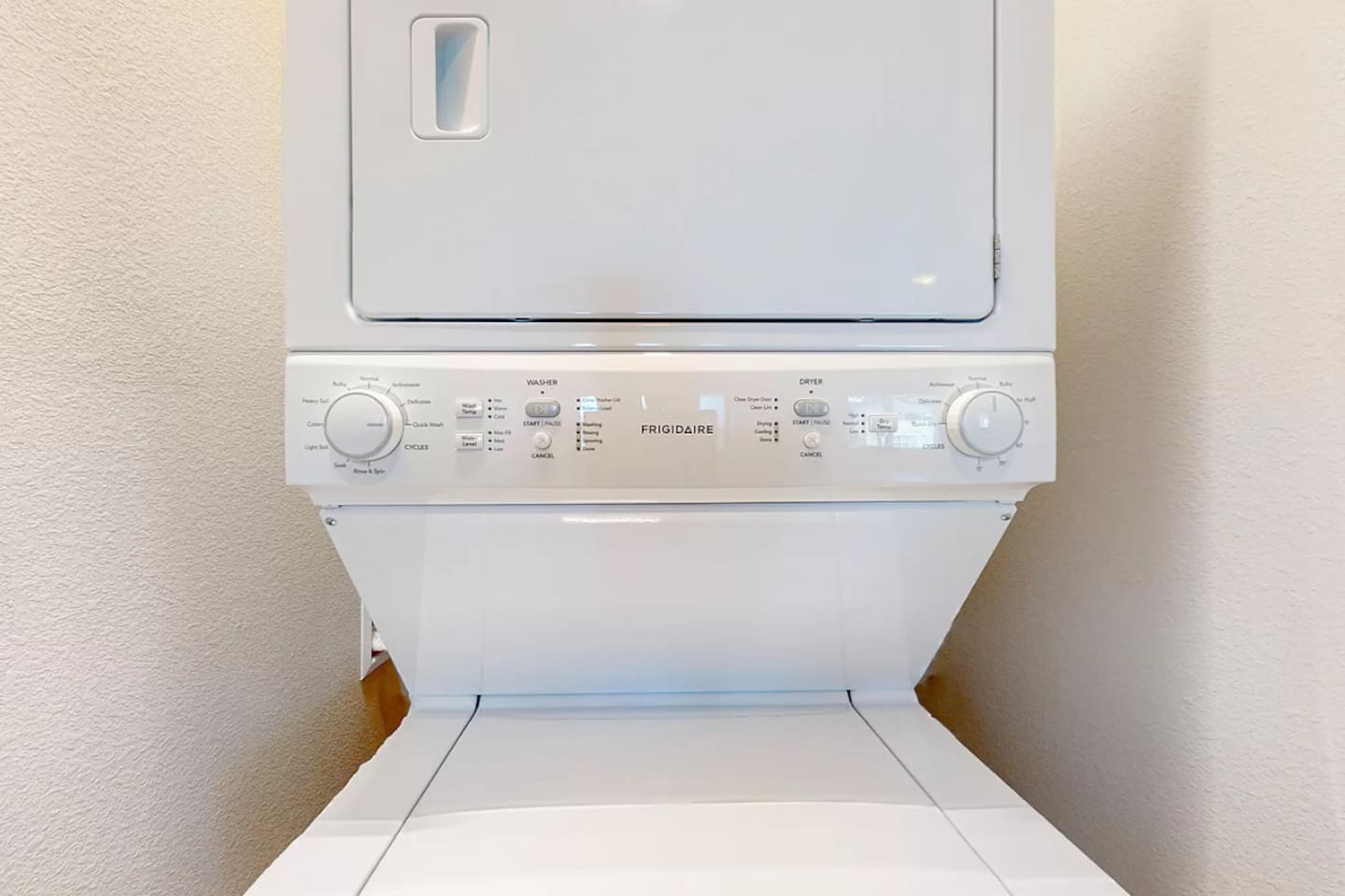 In-unit Washer and Dryer with ample detergent. You'll feel comfortable knowing fresh clothes are around the corner! Iron and board in unit.