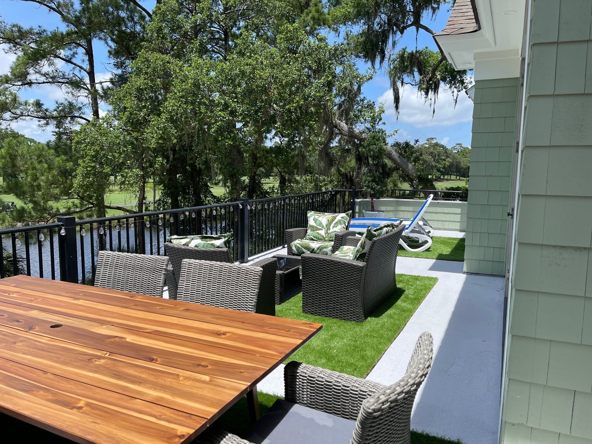 2nd floor balcony.   Eat. Sit, or Tan