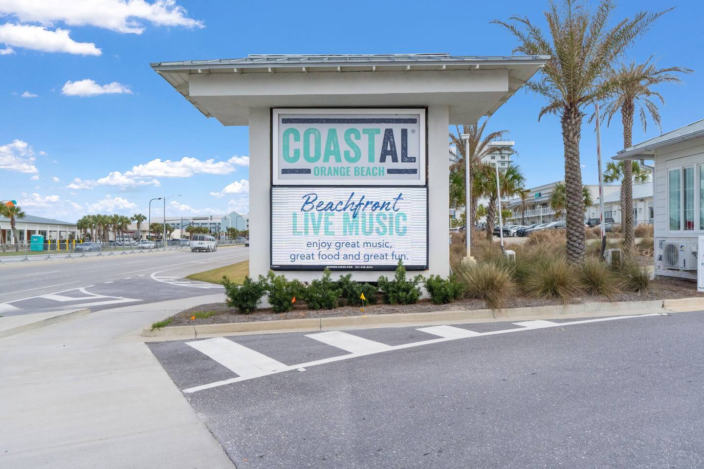 CoastAL is just 1 mile away from us - popular seafood restaurant.