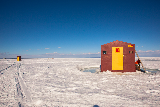 ice fishing