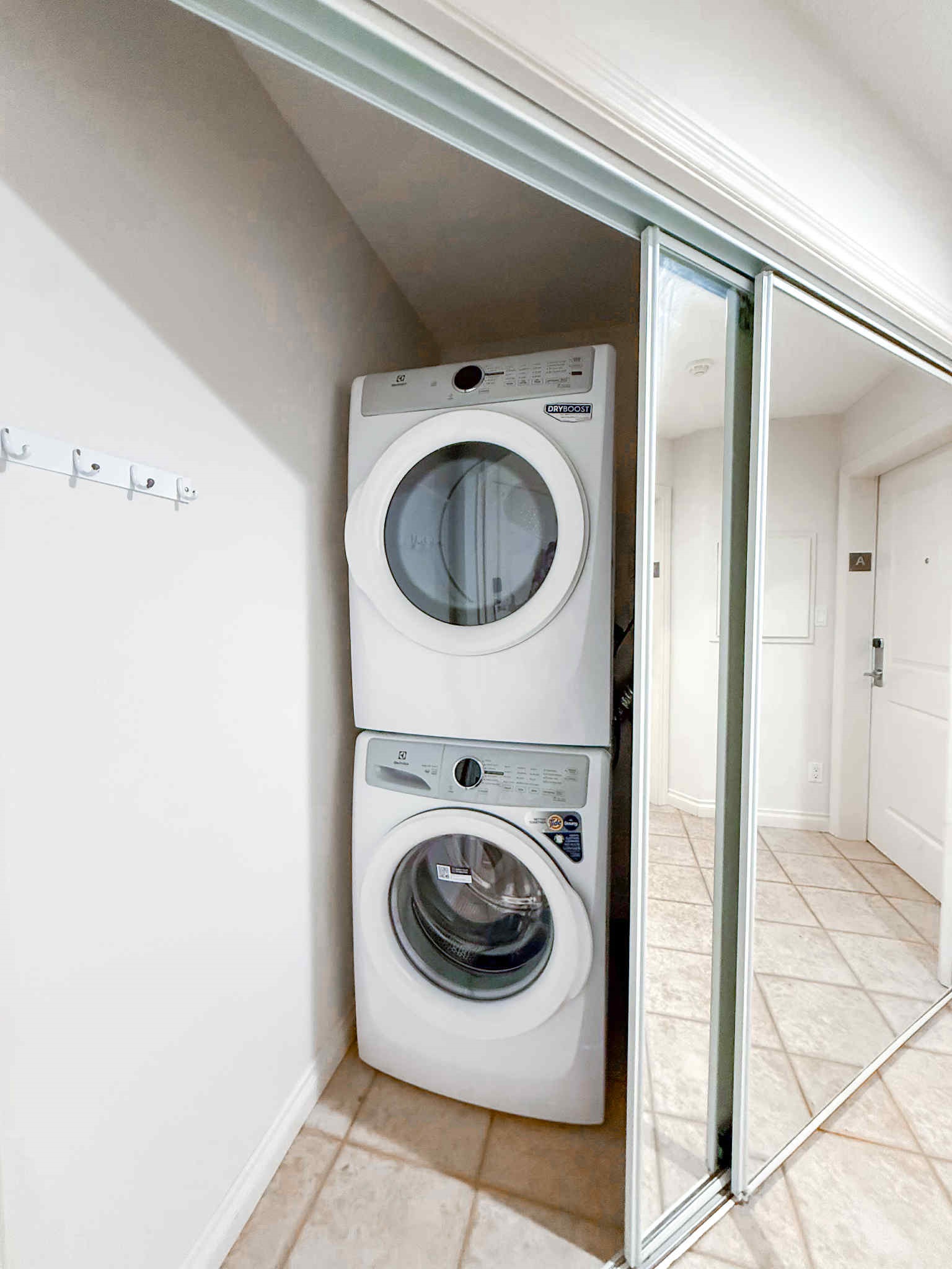 Unit AB Full size Washer and Dryer.