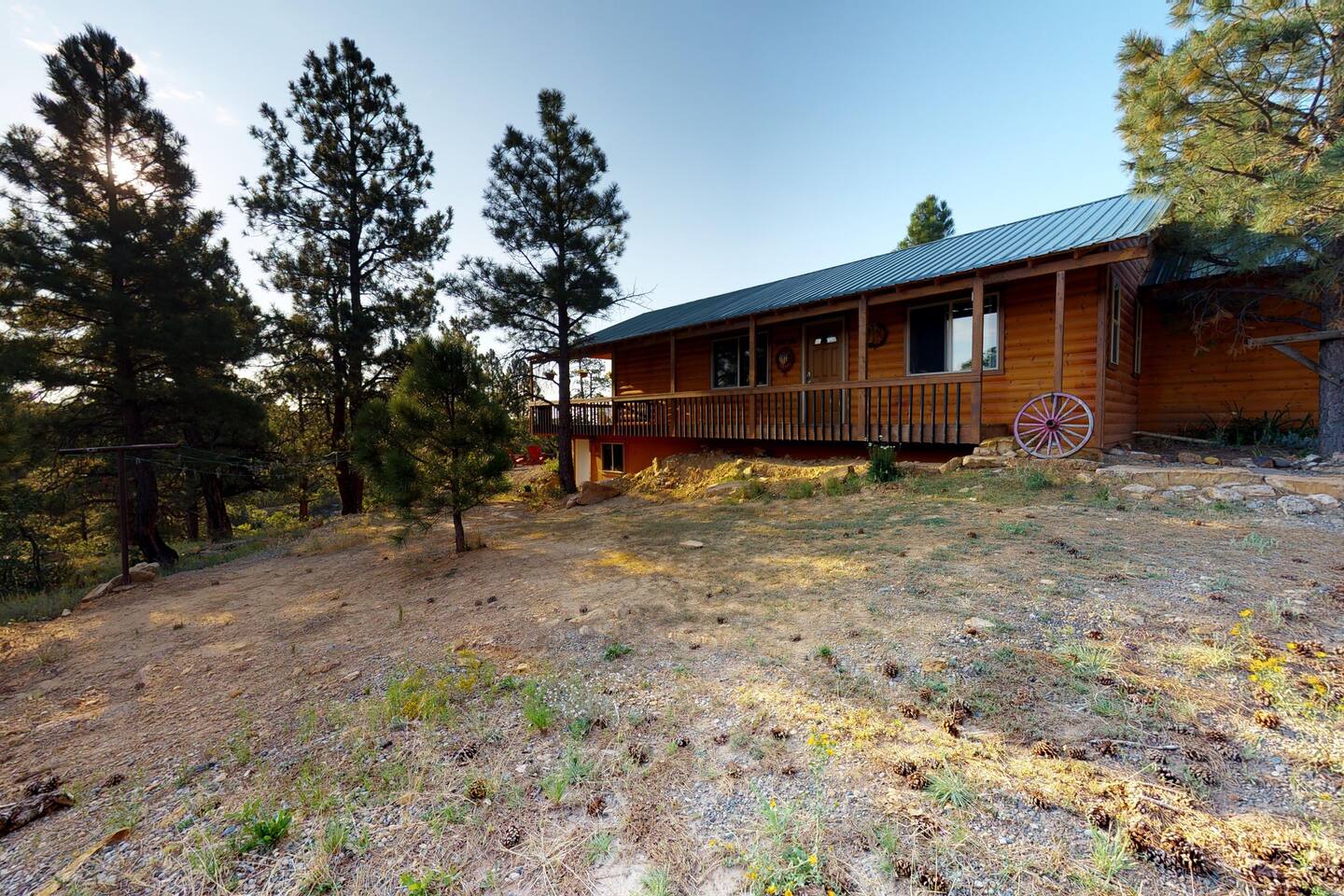 The Long View Cabin.