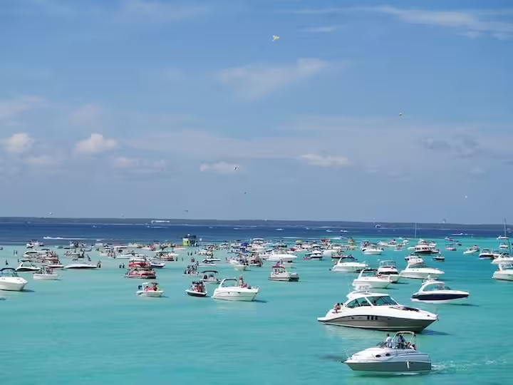 Be sure to visit Crab Island!