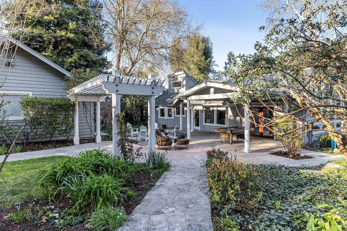 A giant, beautifully landscaped yard with all the outdoor amenities one could ask for!