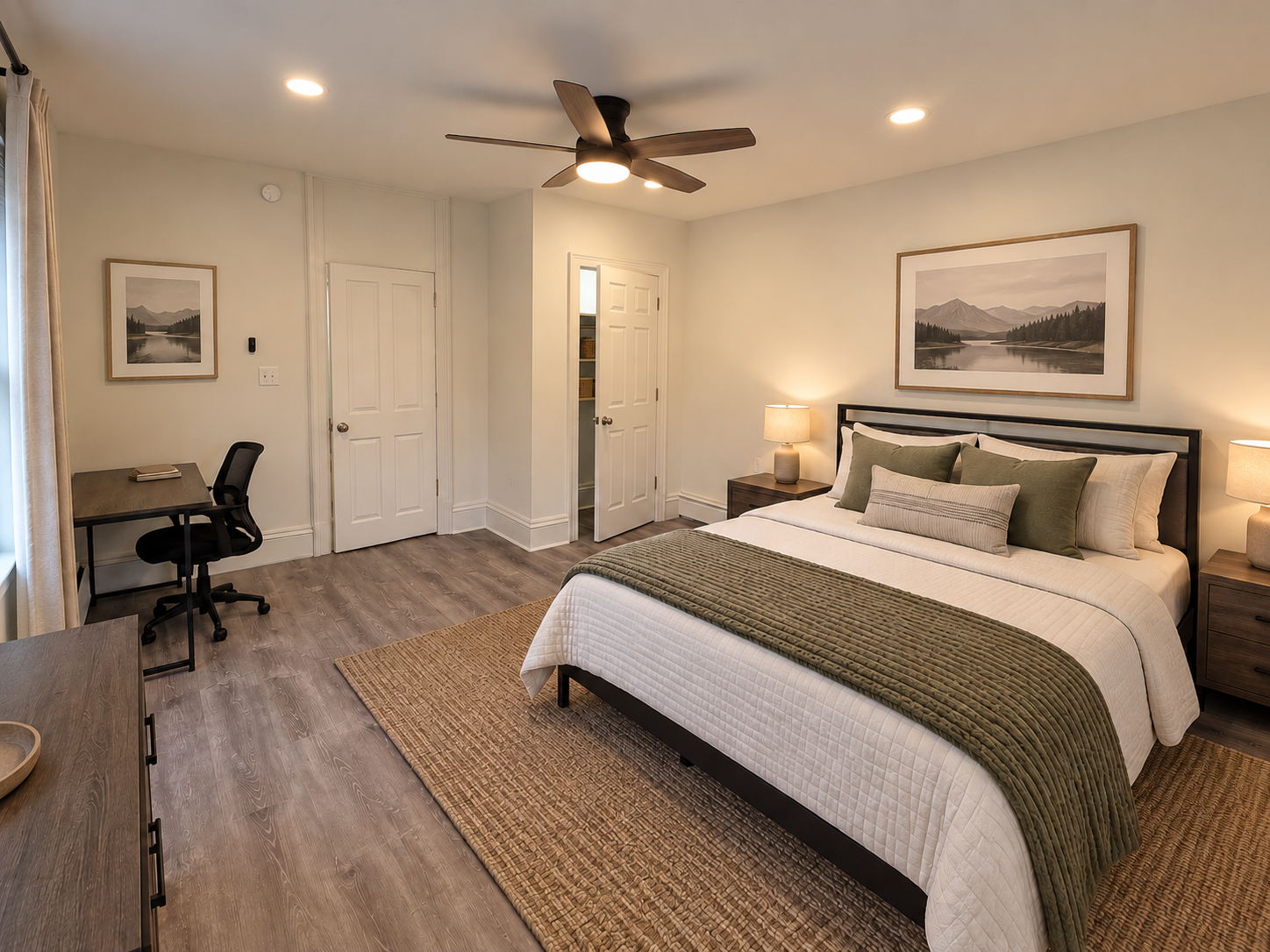 Queen bedroom #1