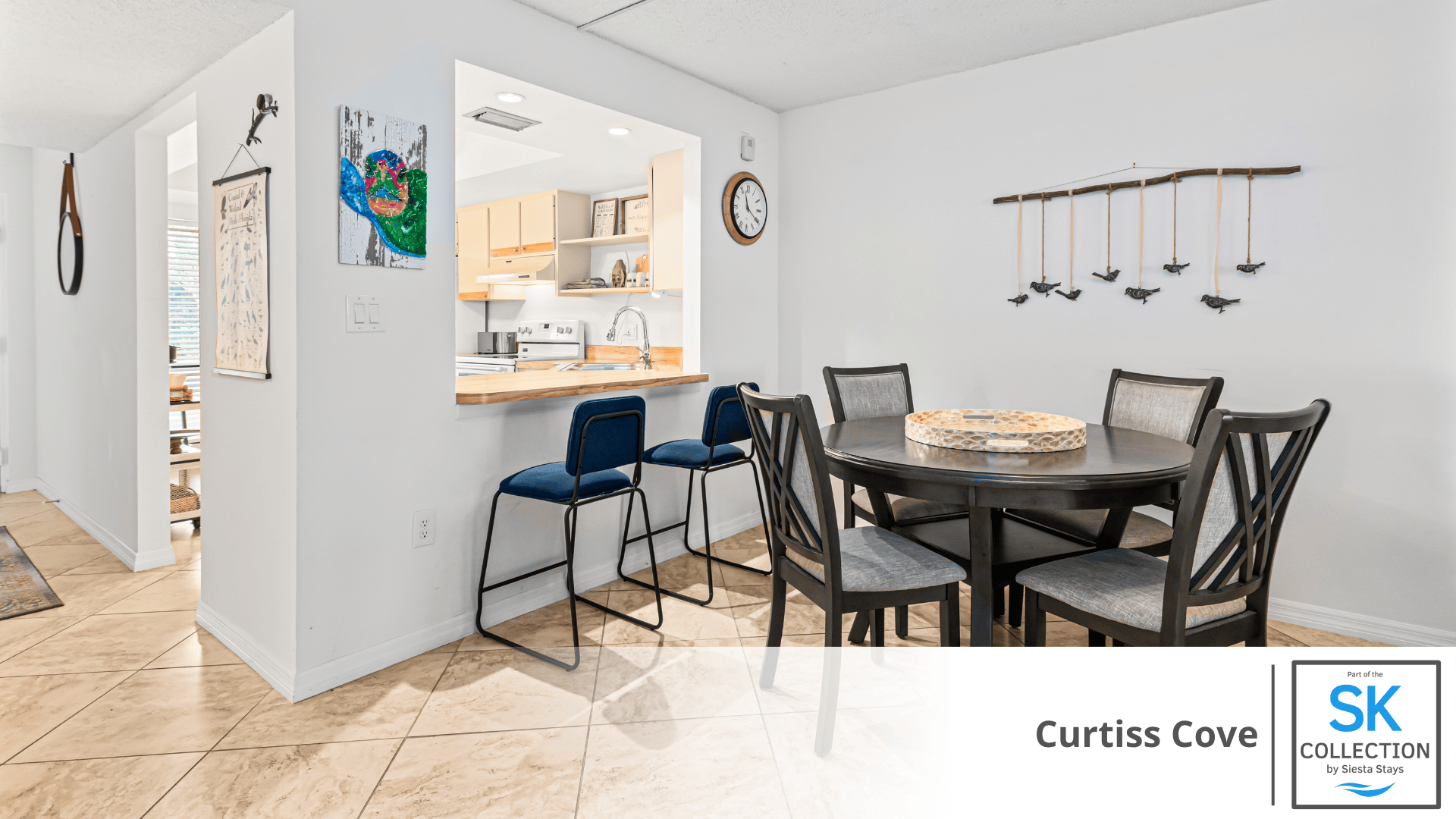 Bar Seating and Dining Table for 4