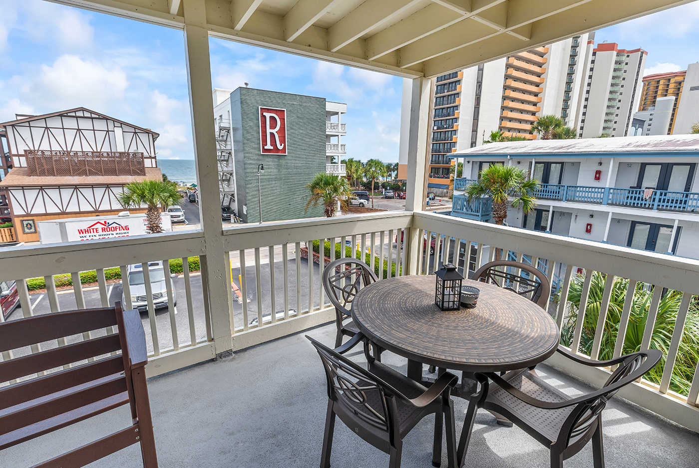 Enjoy a meal or drink outside 