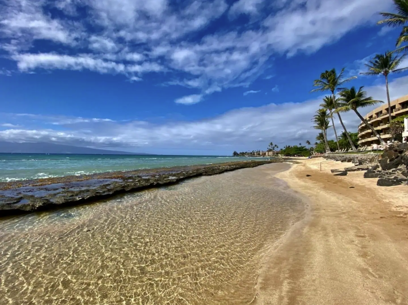 Beach access depending on time of year and moon cycles 