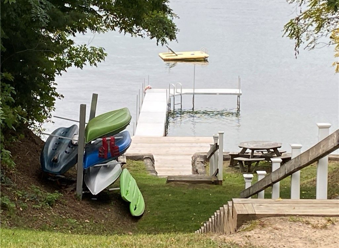 Swimming and Kayaking only. NO DOCKING BOATS