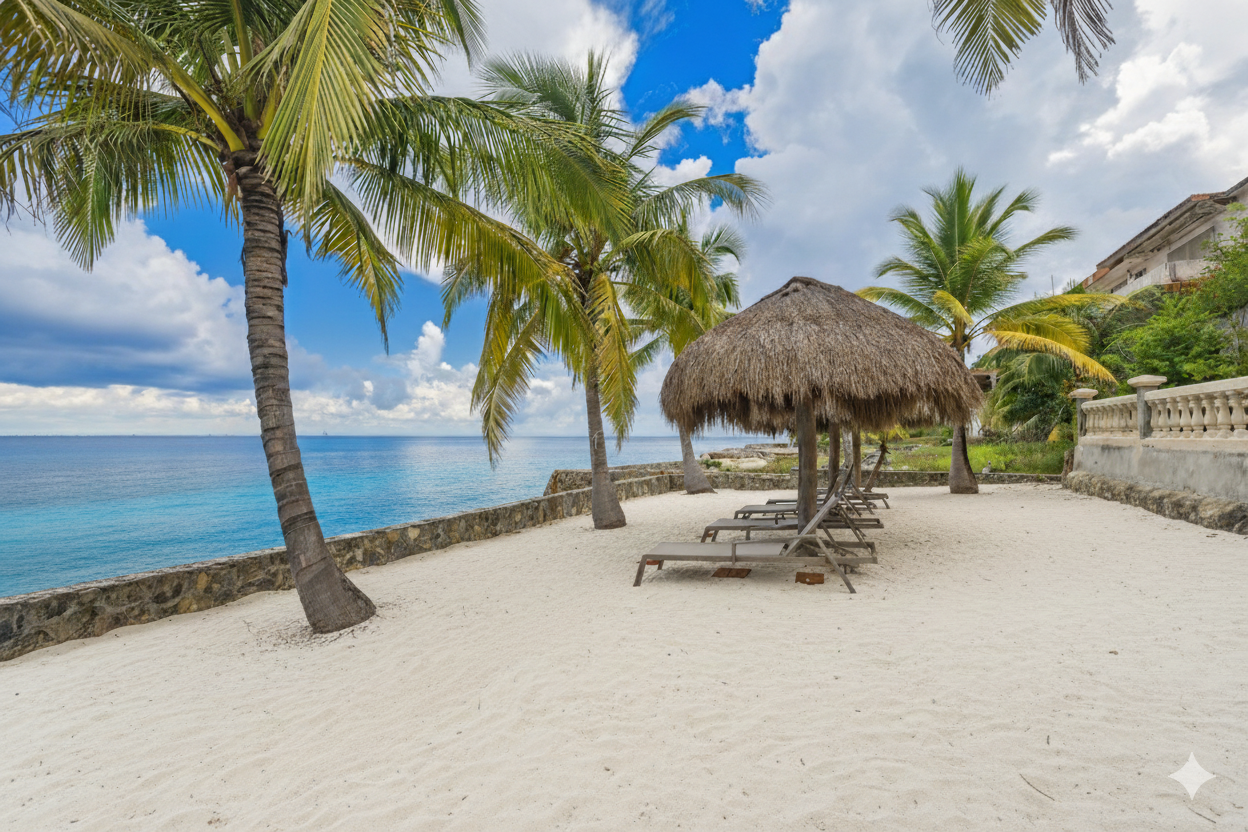 Walkway on Private Beach