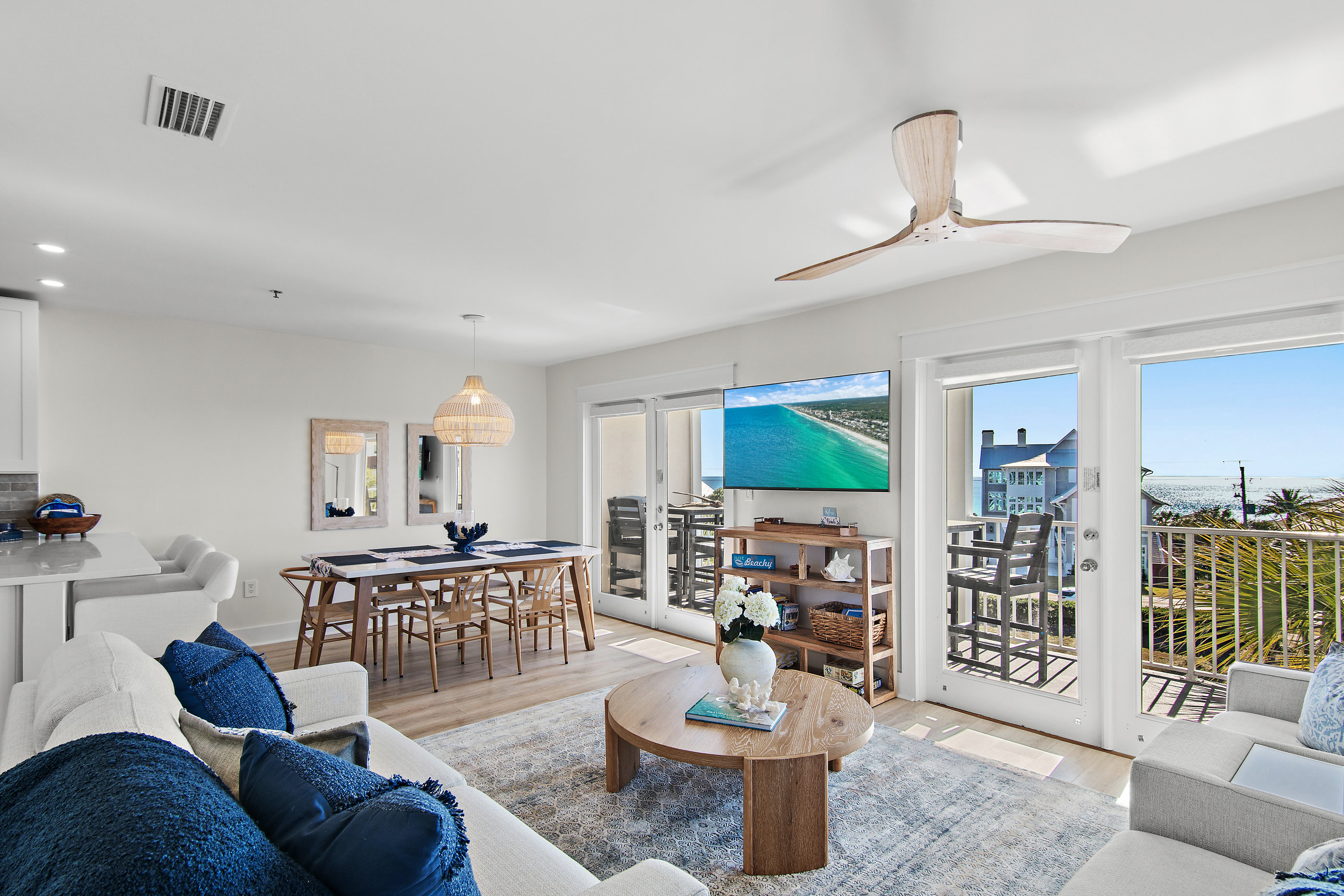 Gulf Views from Living Room