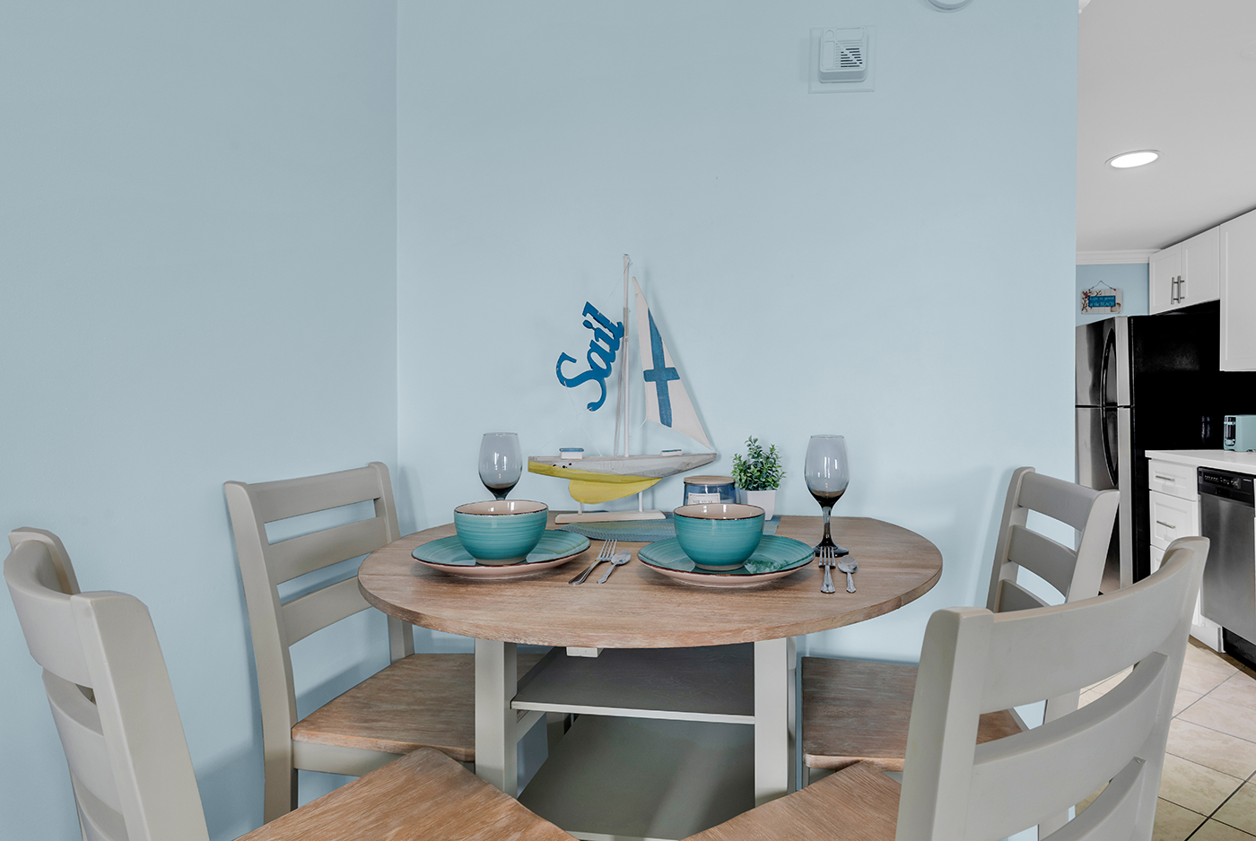 New Decor In Dining Area