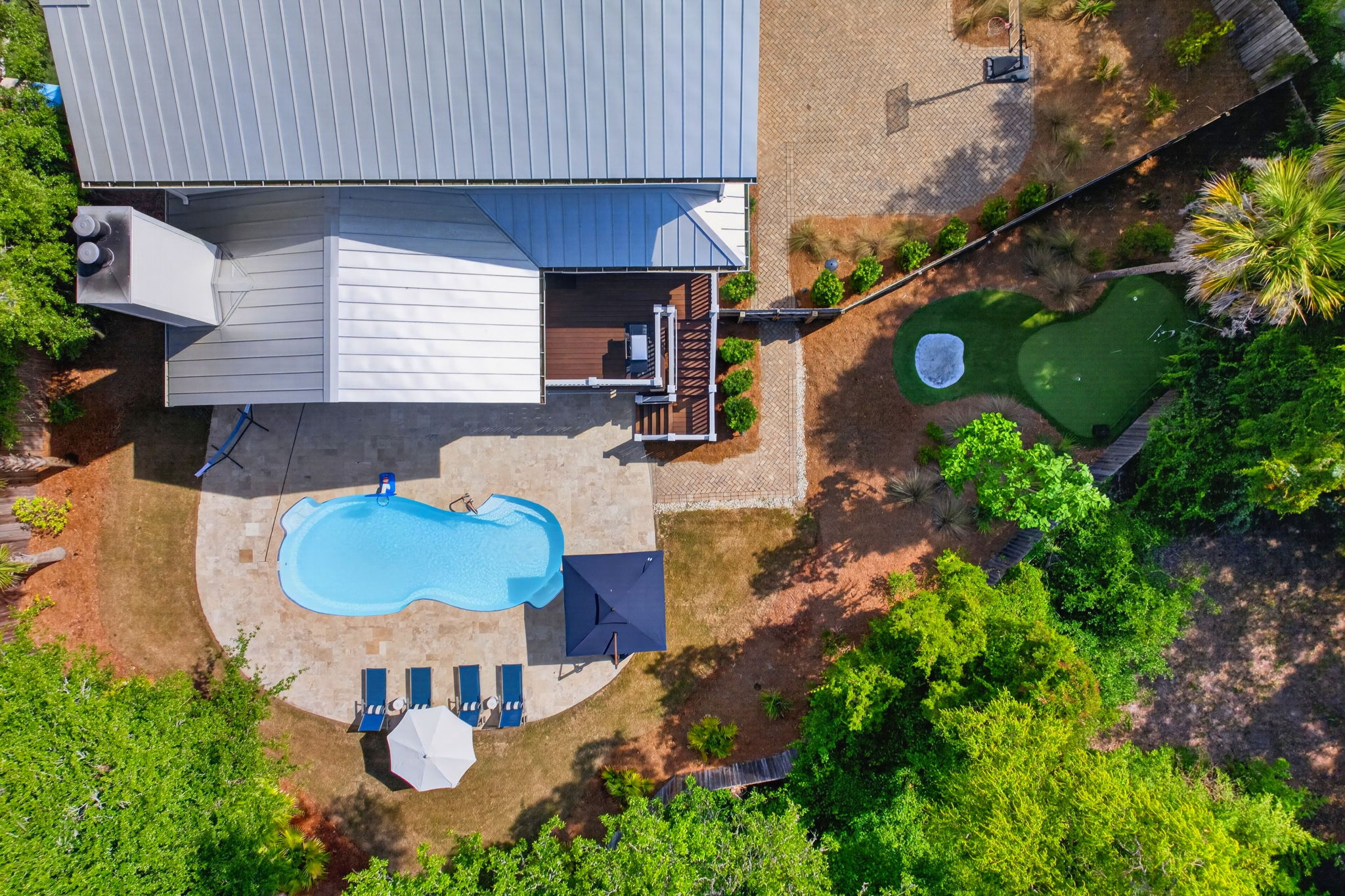 Backyard | Driftwood Dreams | 105 Forest Trail | Isle of Palms, SC | IOP Escapes