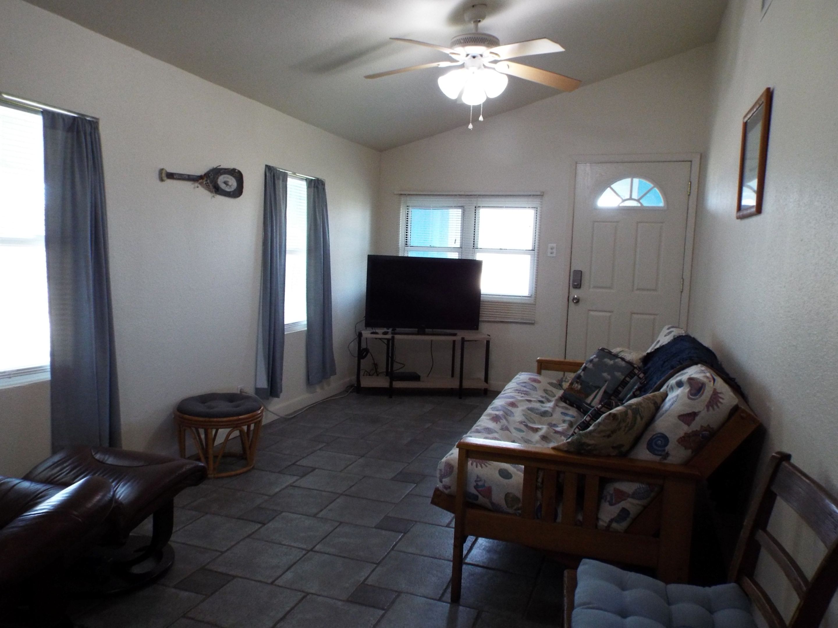 Relax in the living room with a flat screen smart TV