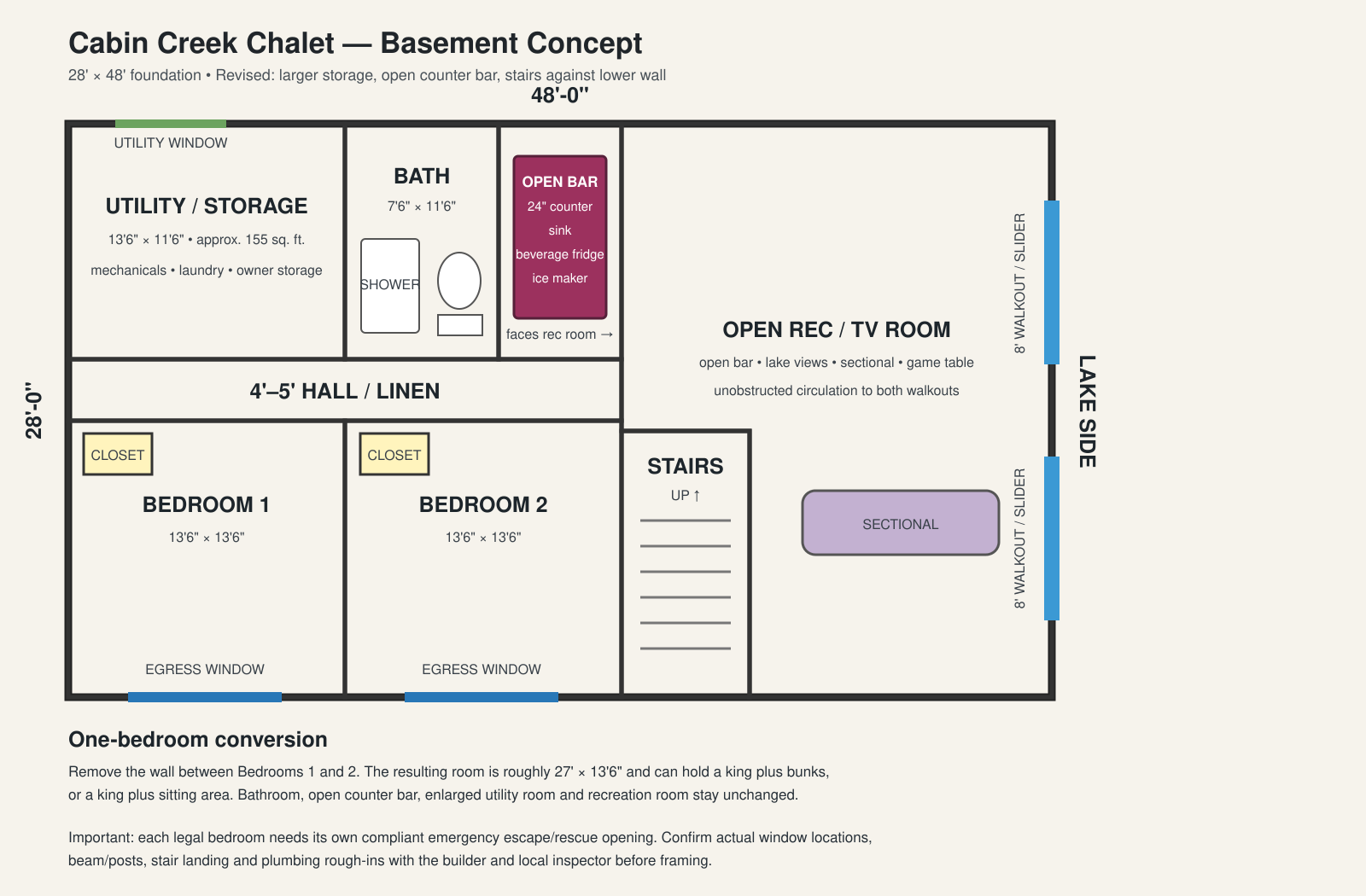 Generic Basement Layout