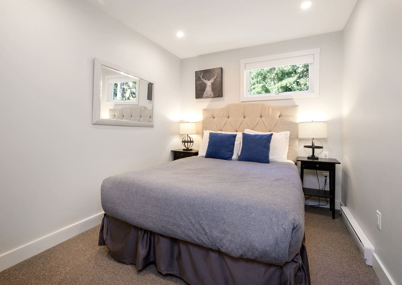 Bedroom#3 features plush queen bed and closet with built-in organizer.