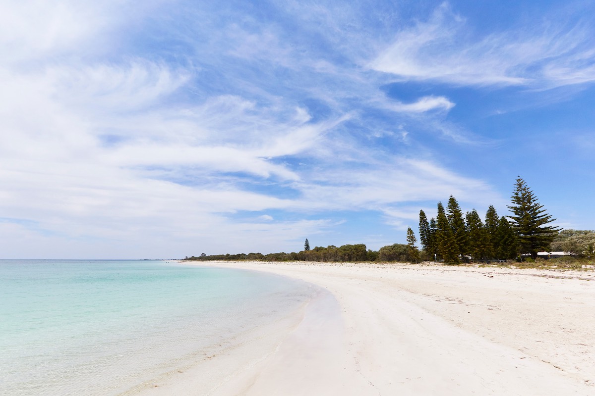Local stunning beach at the rear of the complex