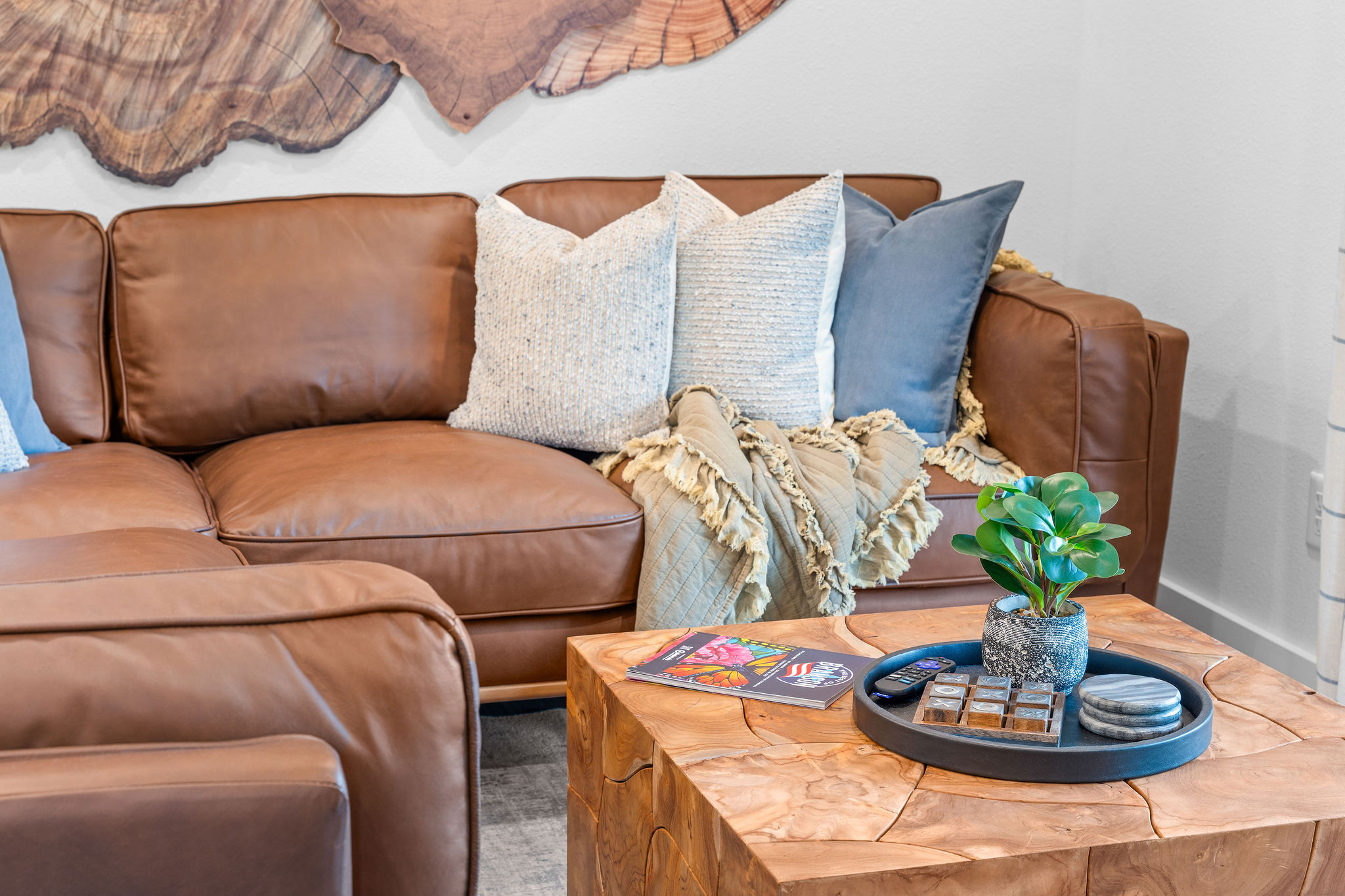 Luxury furnishings that are comfortable and stylish.