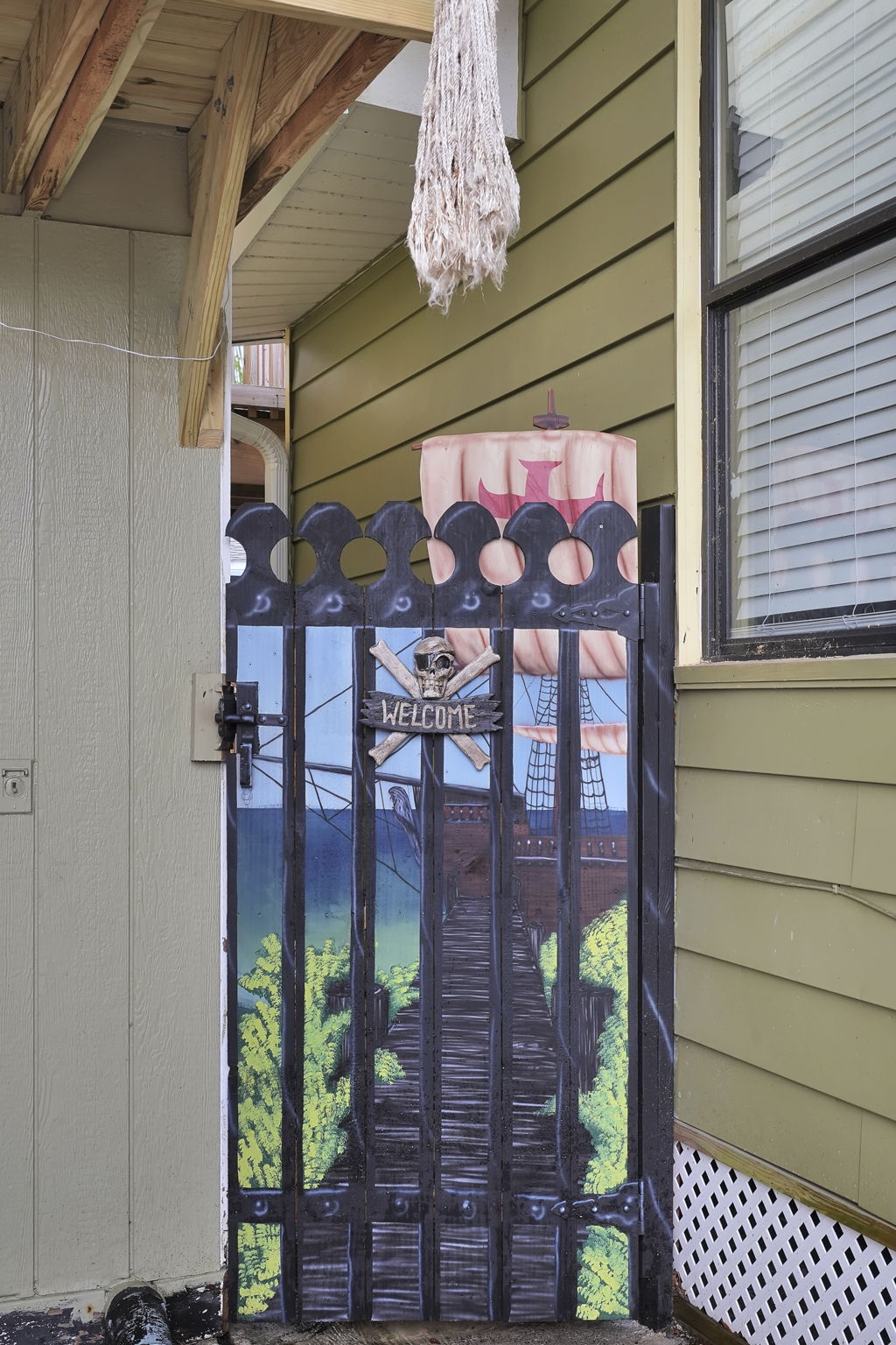 Every space in the back yard area it's artistically designed