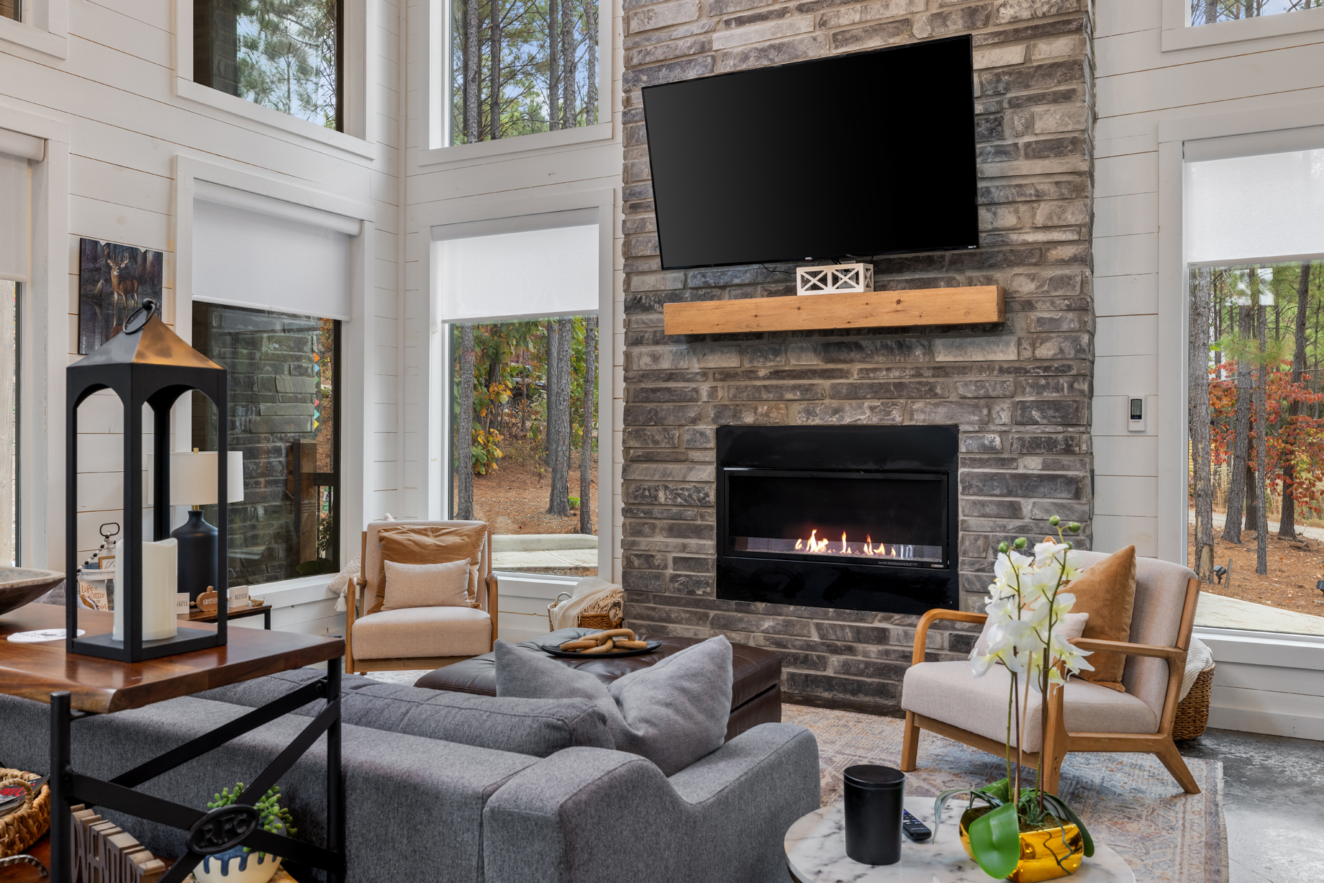 Living room Fireplace