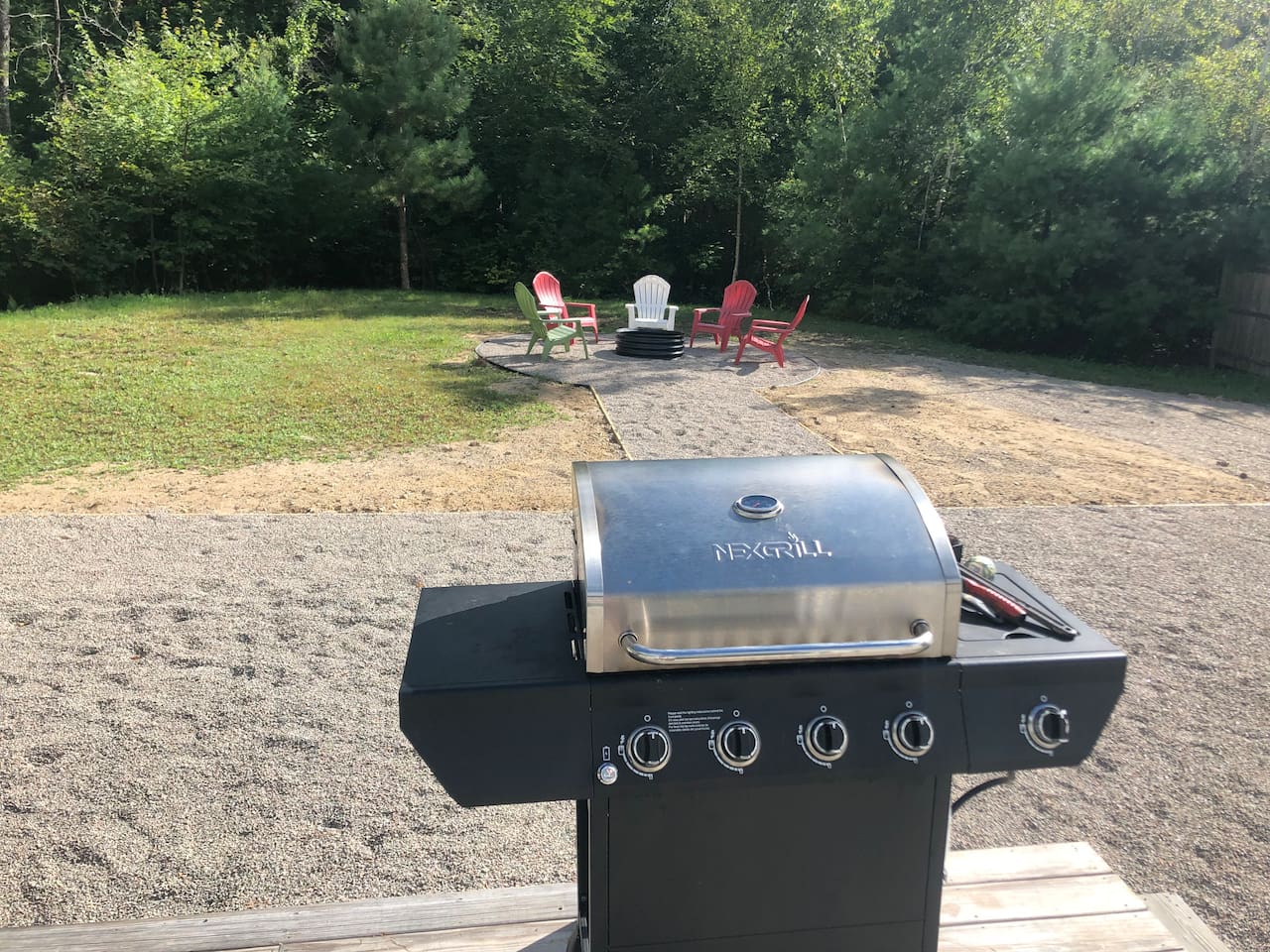 Cook a wonderful dinner while having a fire!