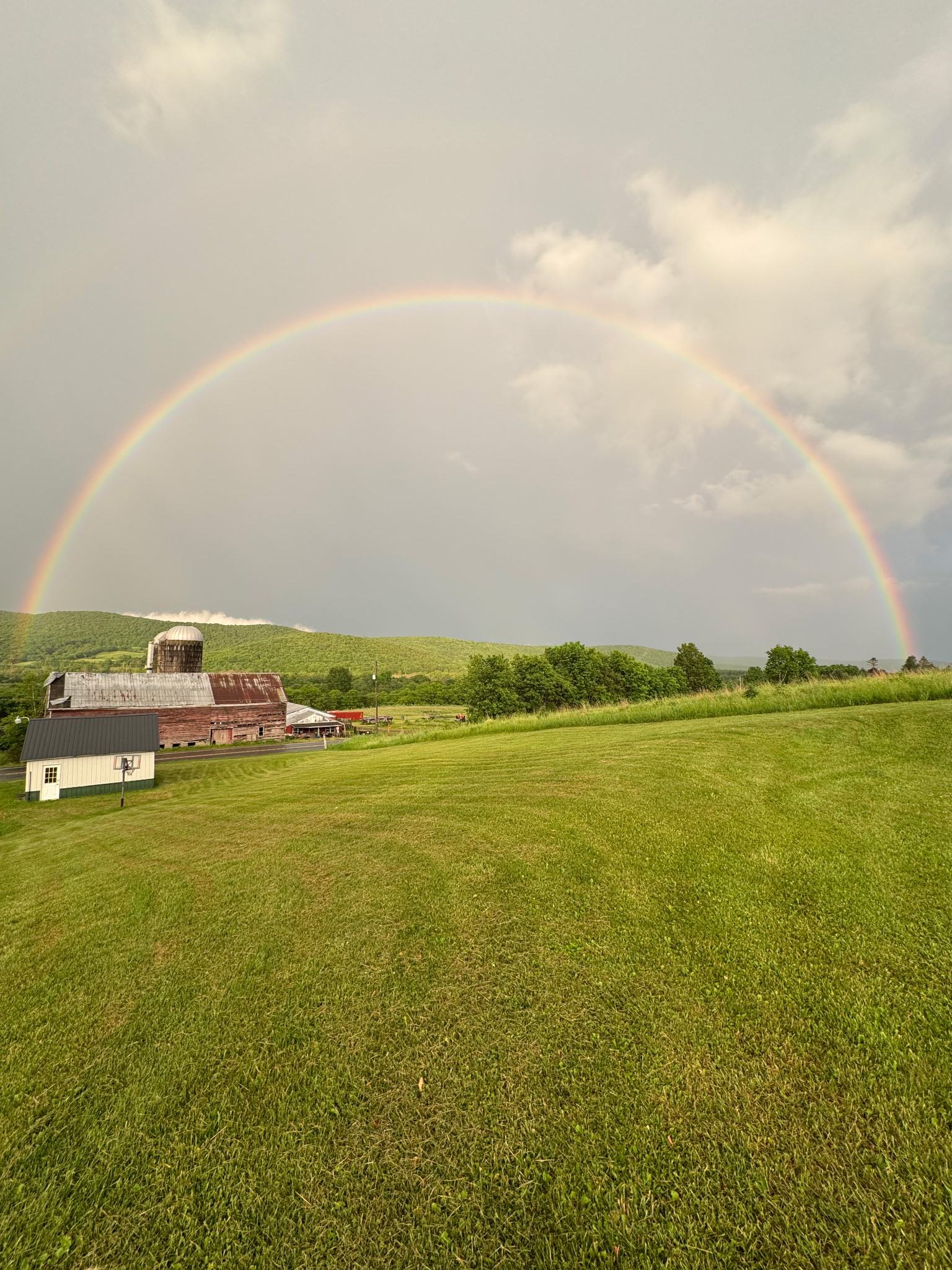 Rainbow over Roundtripper
