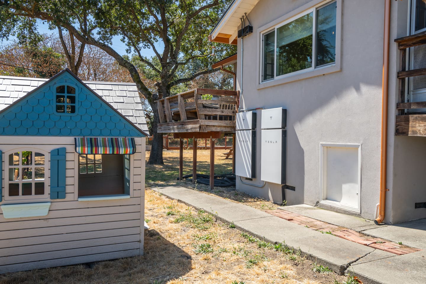 Little ones will revel in pure joy at our backyard playhouse!
