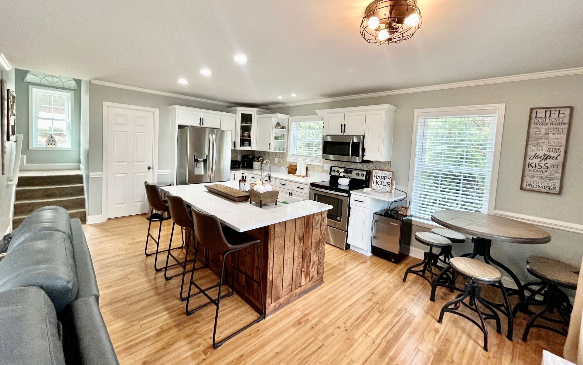 Newly remodeled kitchen